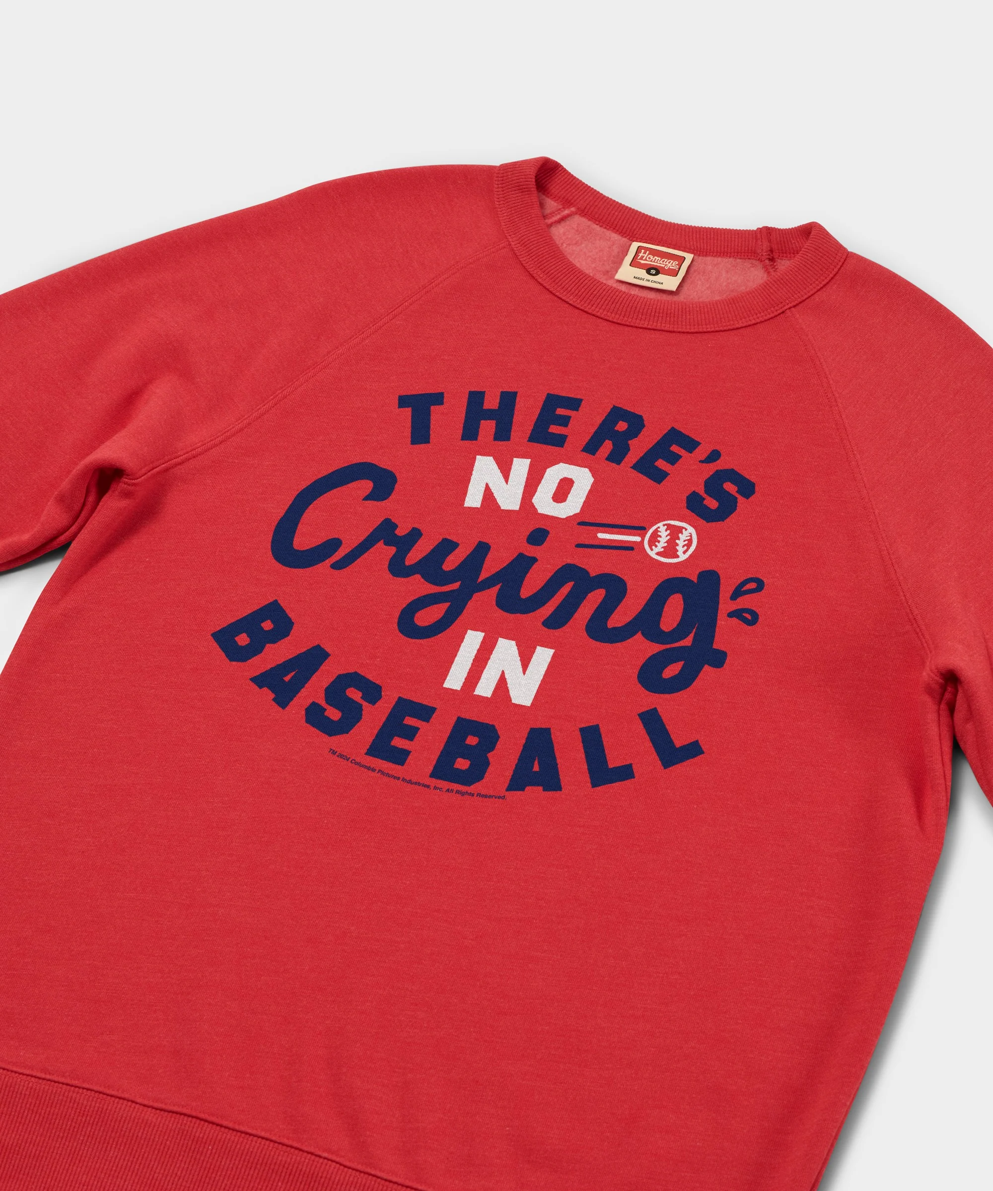 There's No Crying In Baseball Crewneck - Image 2