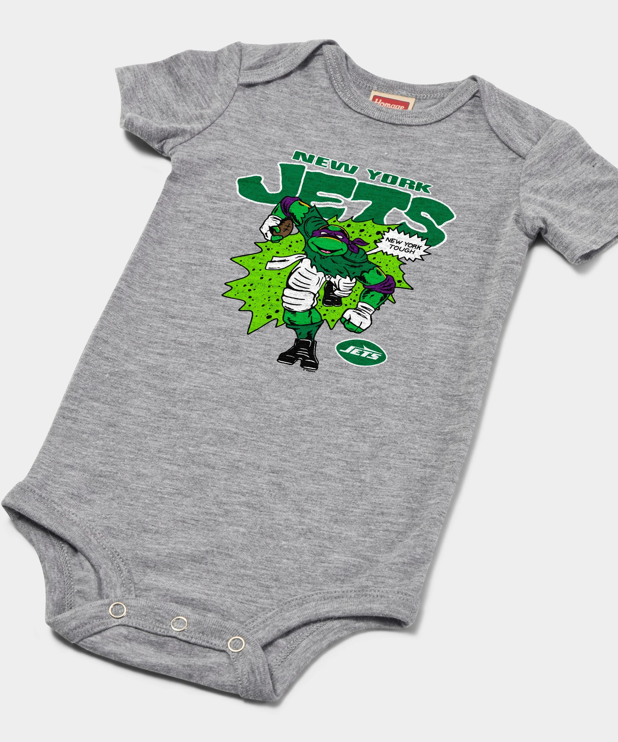 TMNT Donatello x New York Jets Baby One Piece - Image 2