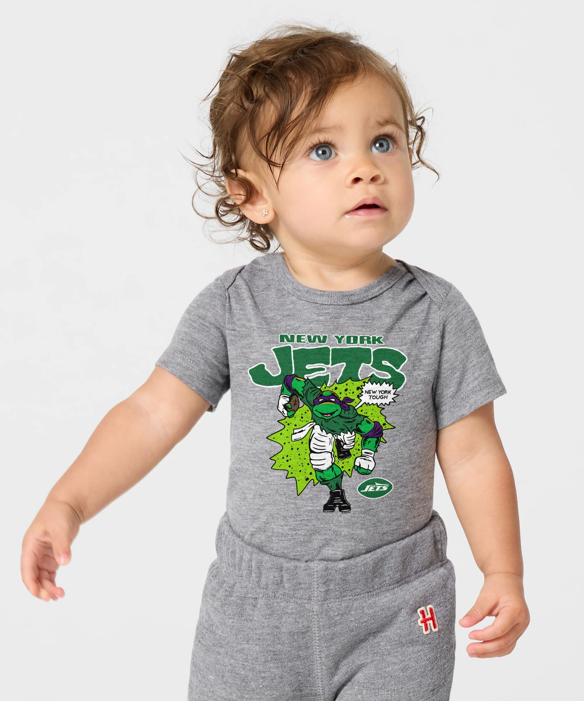 TMNT Donatello x New York Jets Baby One Piece - Image 3