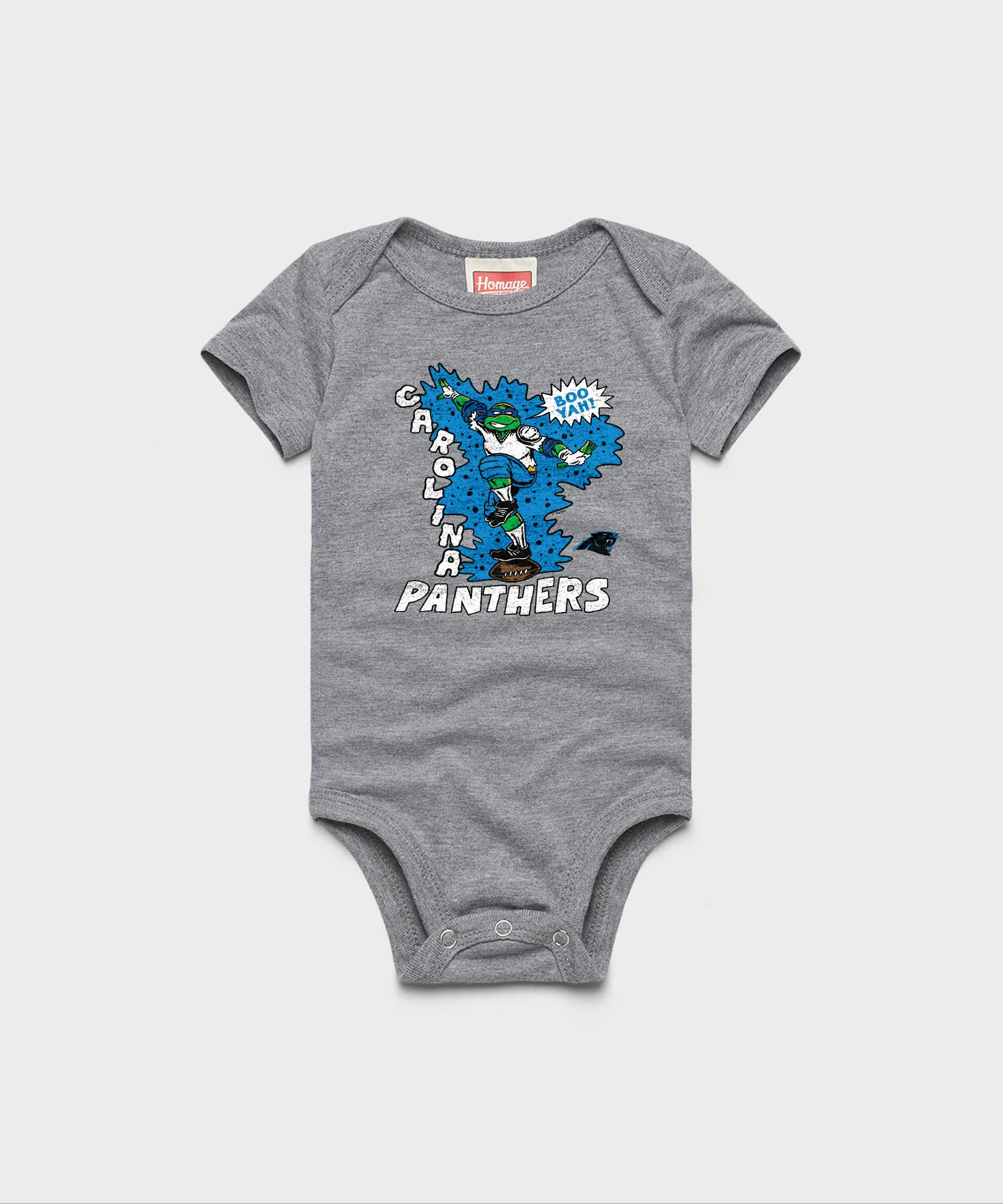 TMNT Leonardo x Carolina Panthers Baby One Piece