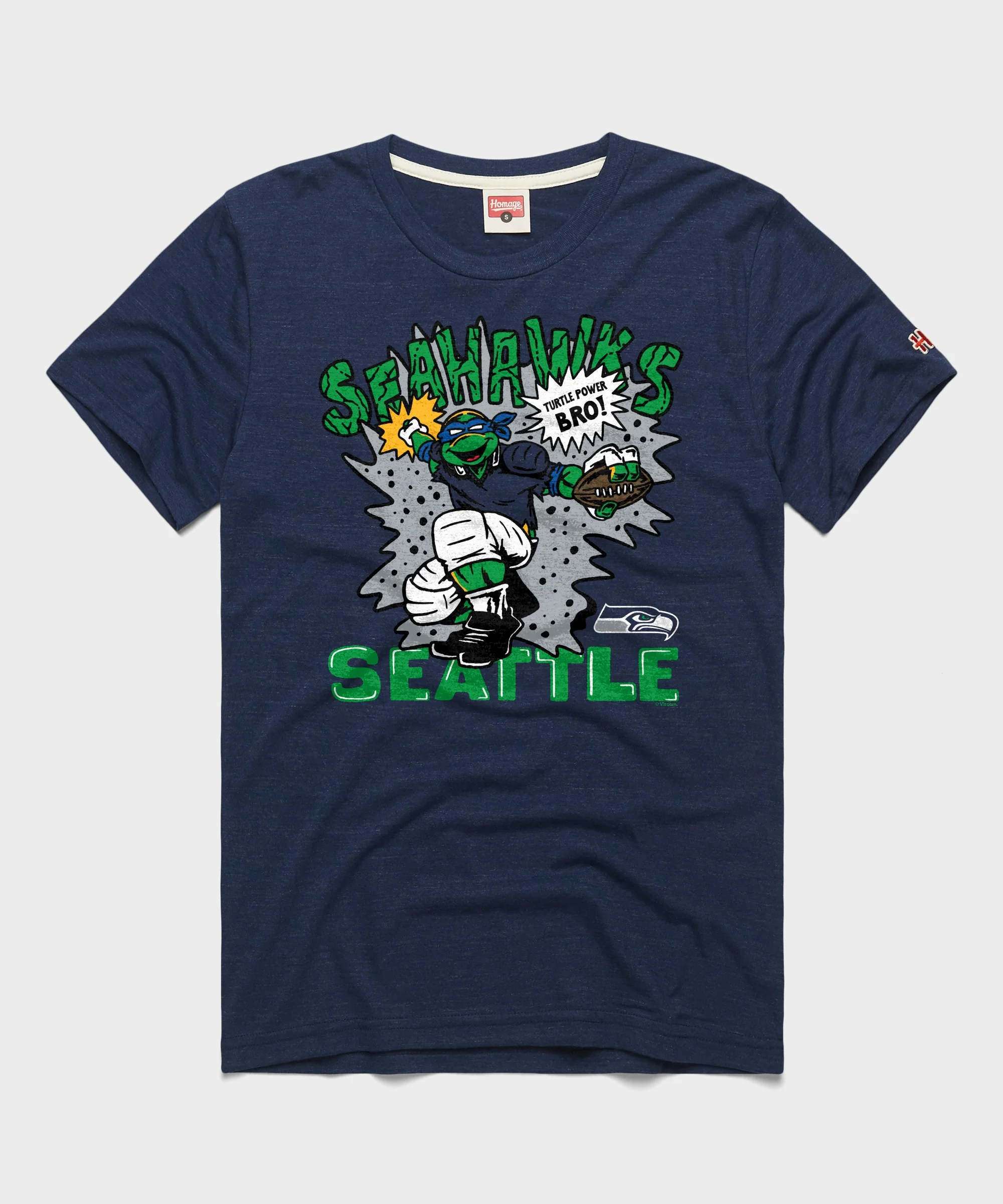 TMNT Leonardo x Seattle Seahawks