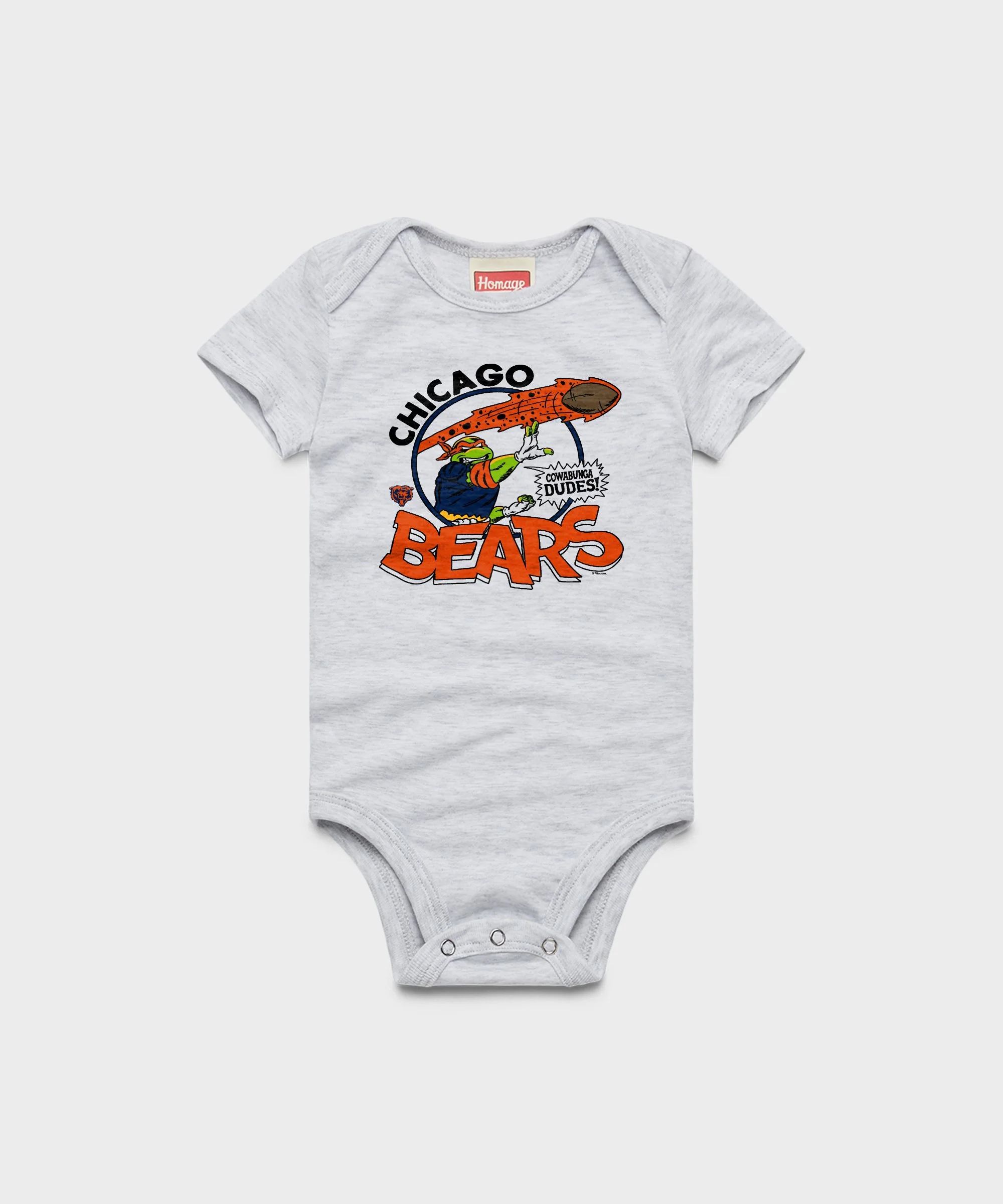 TMNT Michelangelo x Chicago Bears Baby One Piece