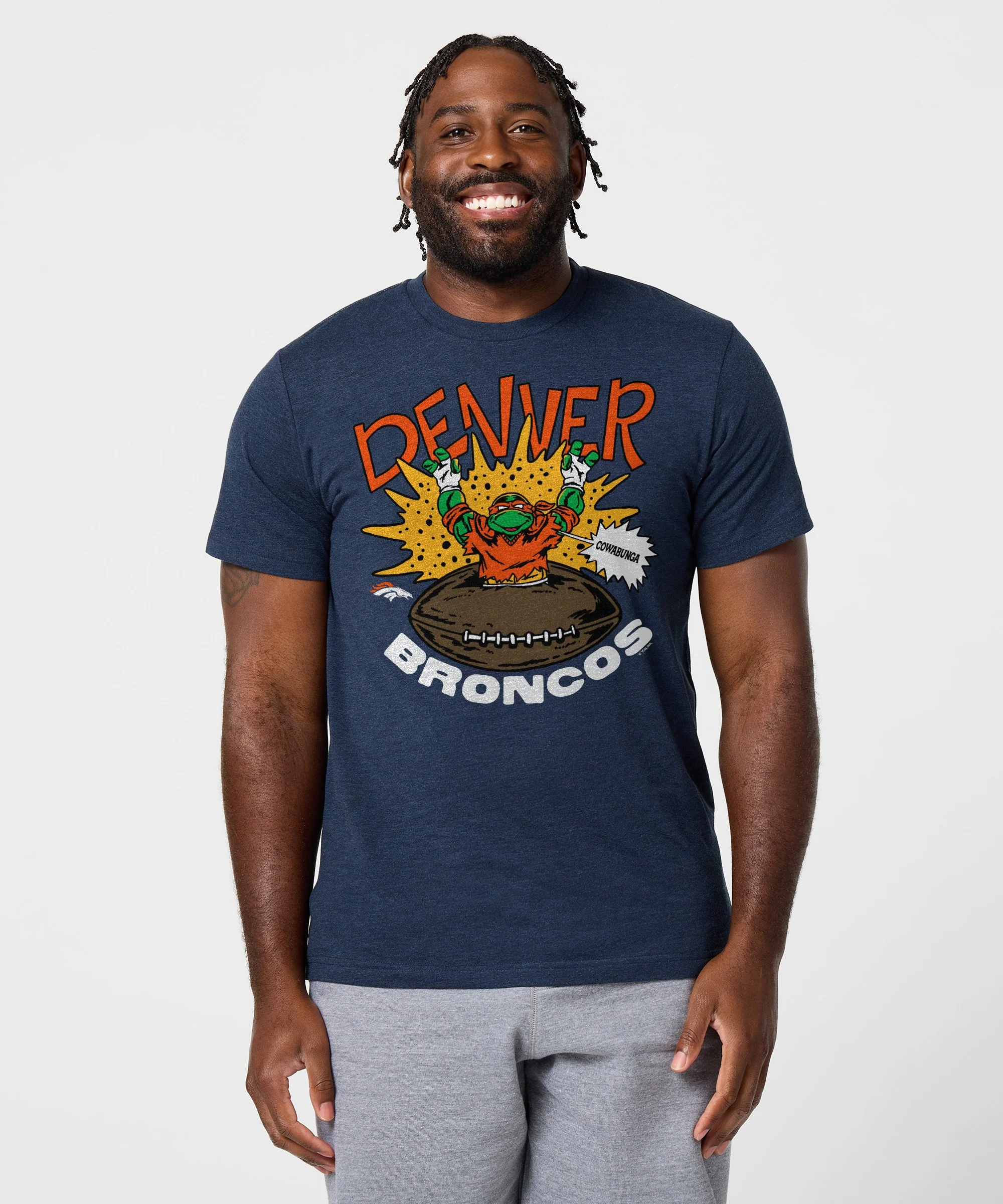TMNT Michelangelo x Denver Broncos - Image 3