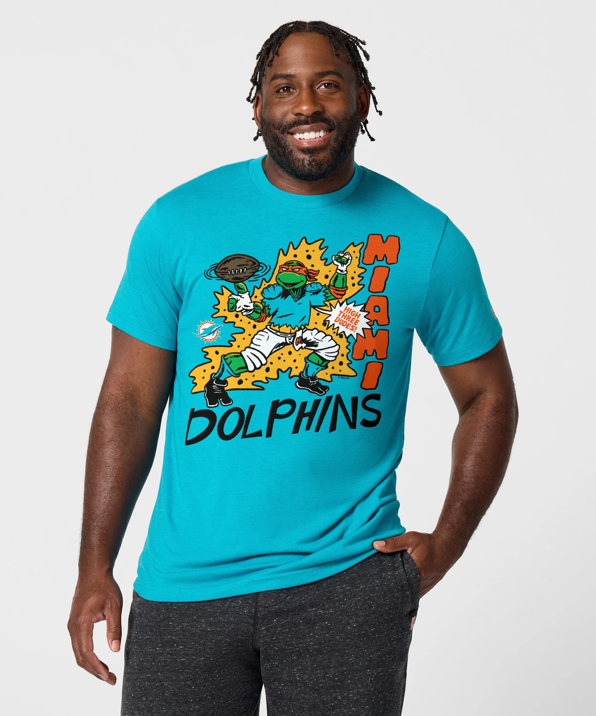 TMNT Michelangelo x Miami Dolphins - Image 3