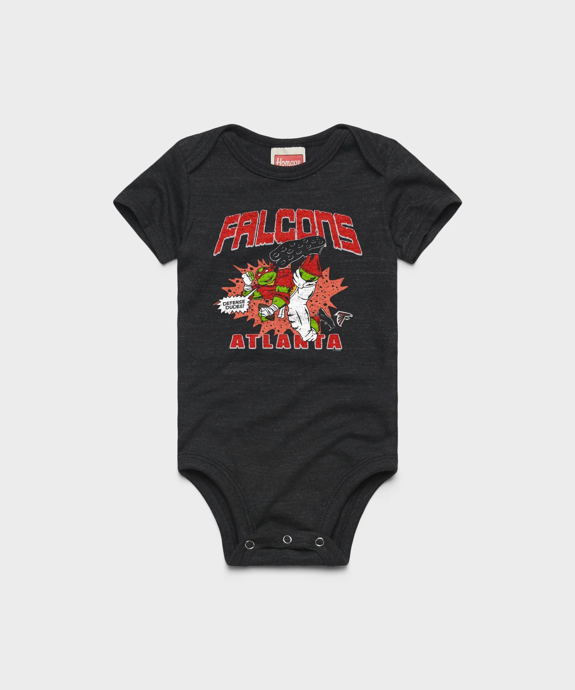 TMNT Raphael x Atlanta Falcons Baby One Piece