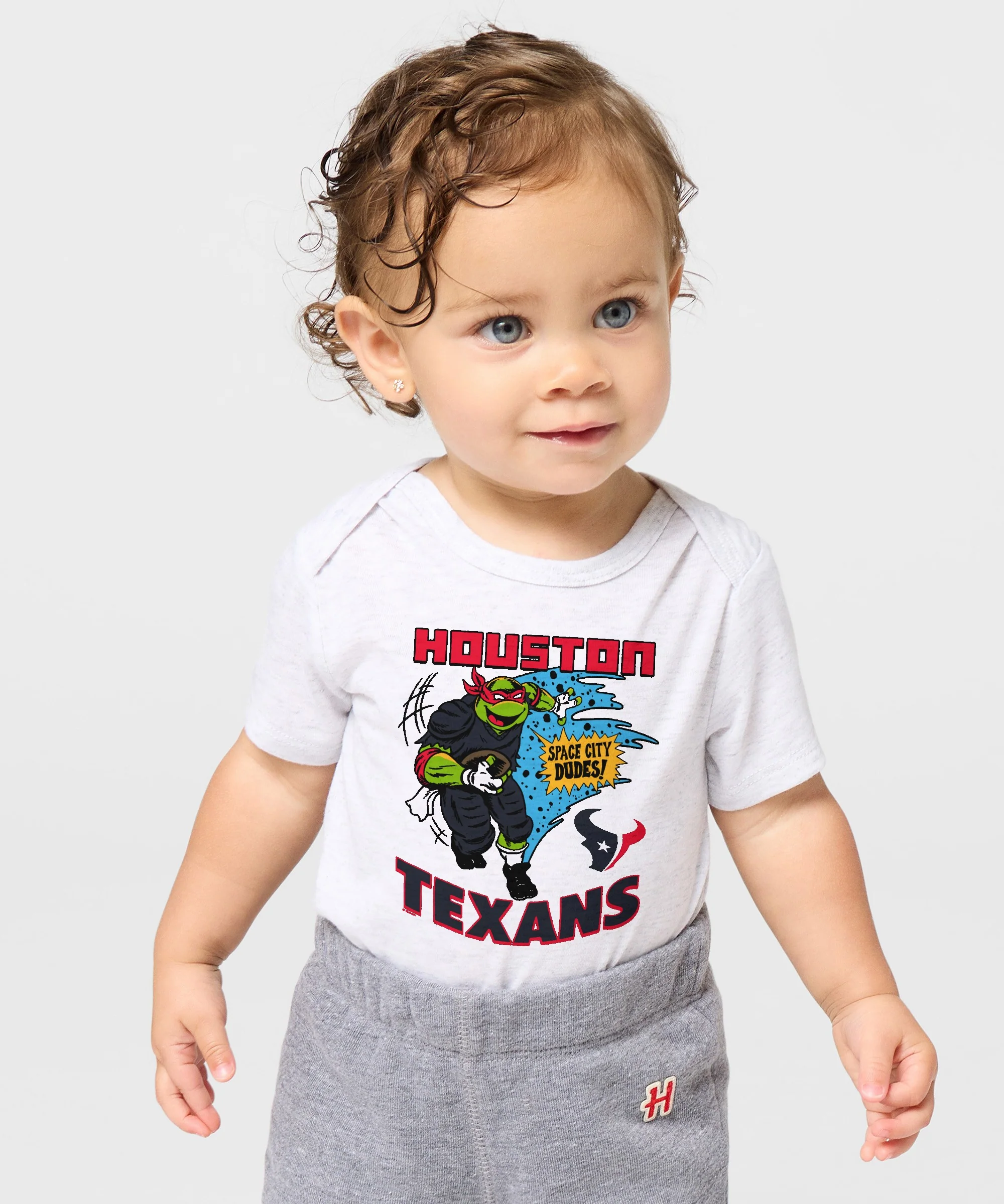 TMNT Raphael x Houston Texans Baby One Piece - Image 3