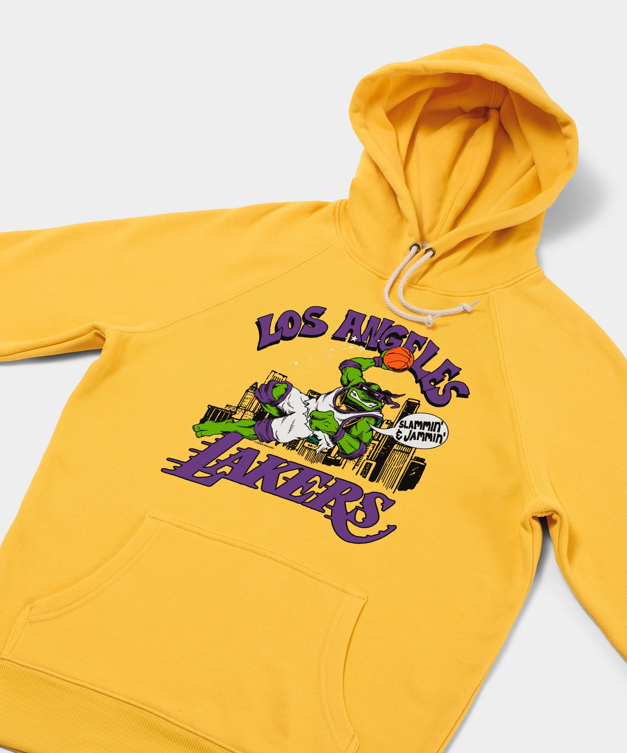TMNT X LA Lakers Slammin' And Jammin' Hoodie - Image 2