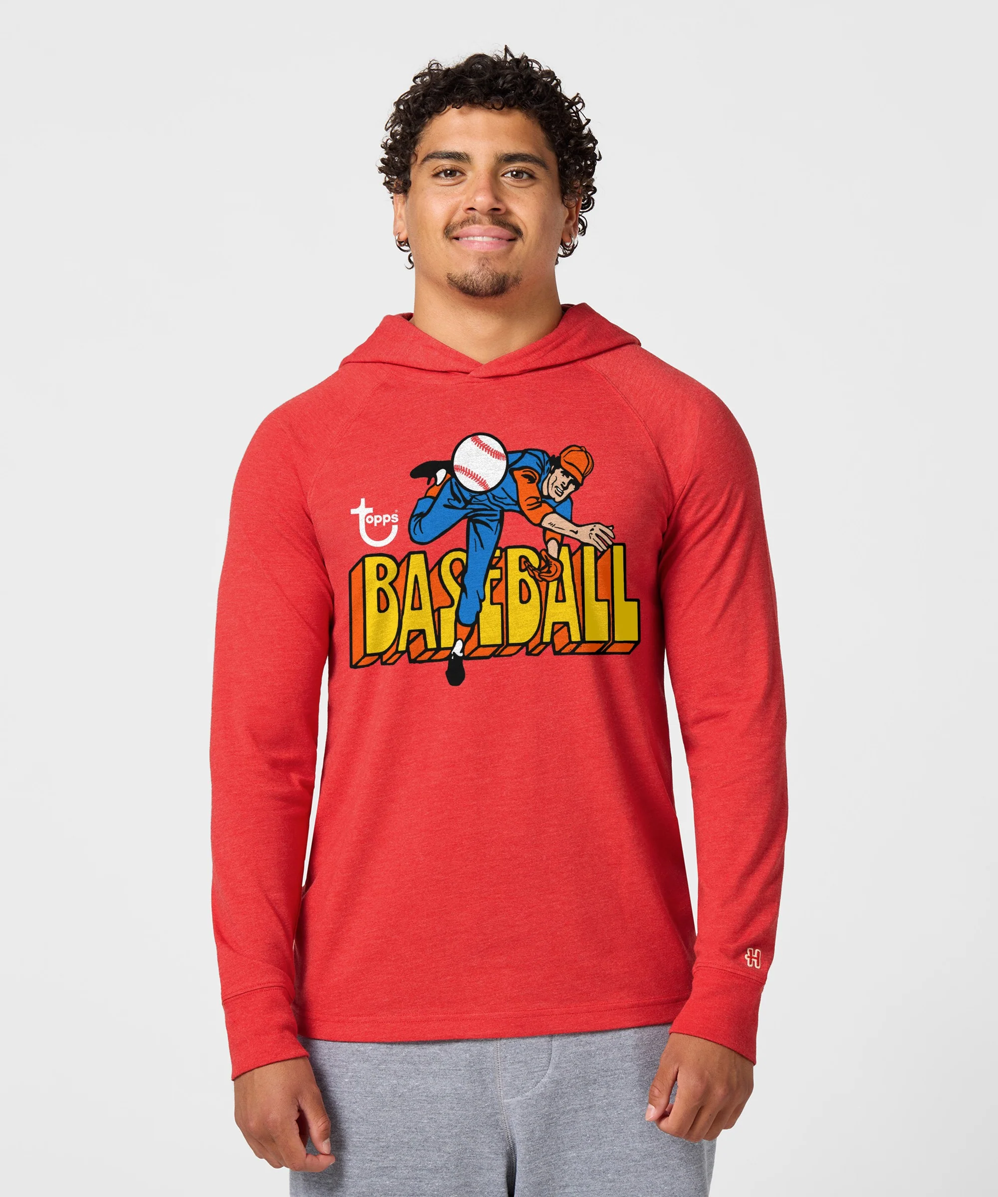 Topps Baseball Lightweight Hoodie - Image 3