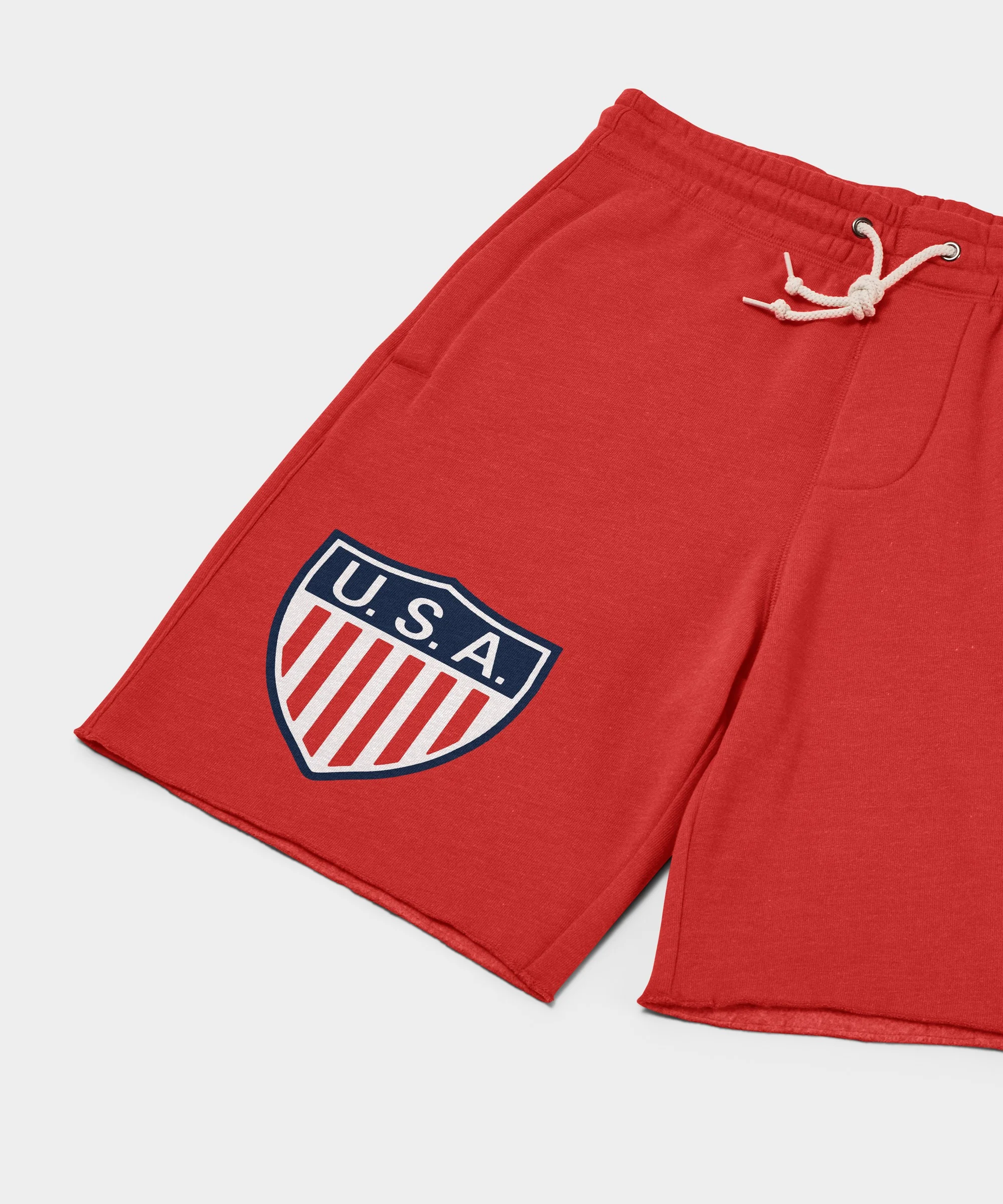 US Soccer 1950 Crest Sweat Shorts - Image 2
