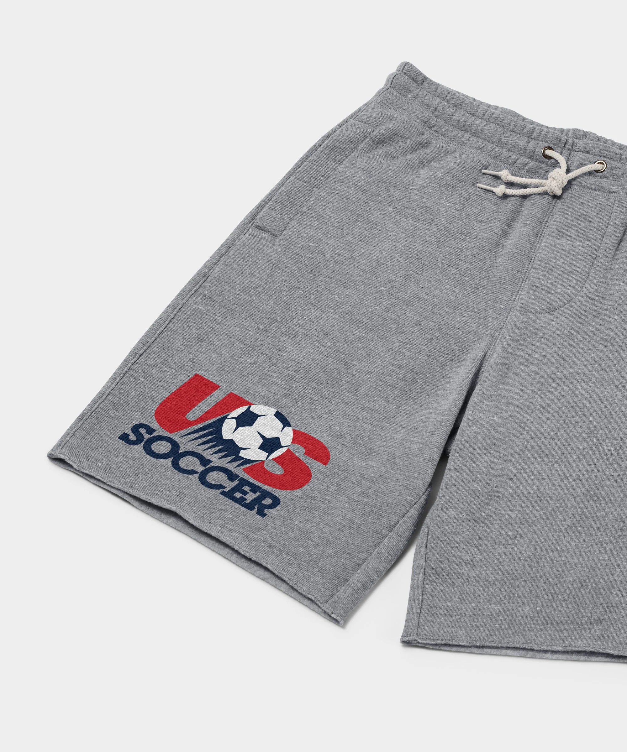 US Soccer 1993 Crest Sweat Shorts - Image 2