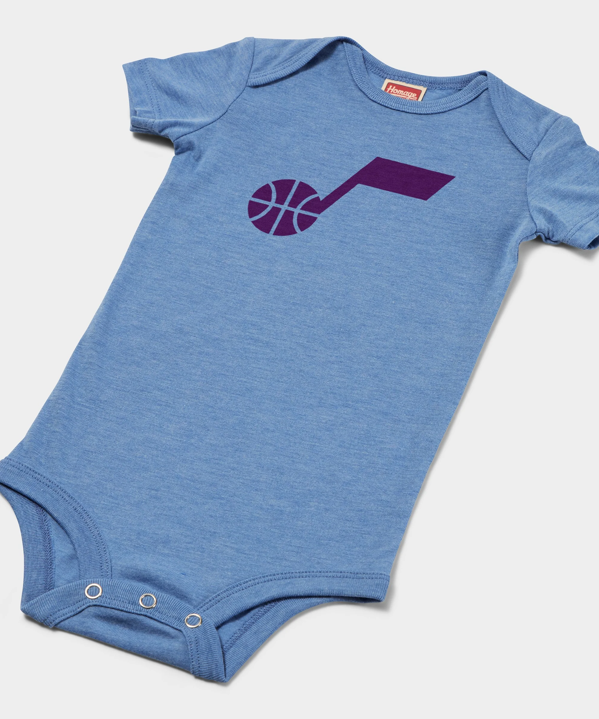 Utah Jazz Logo Baby One Piece - Image 2