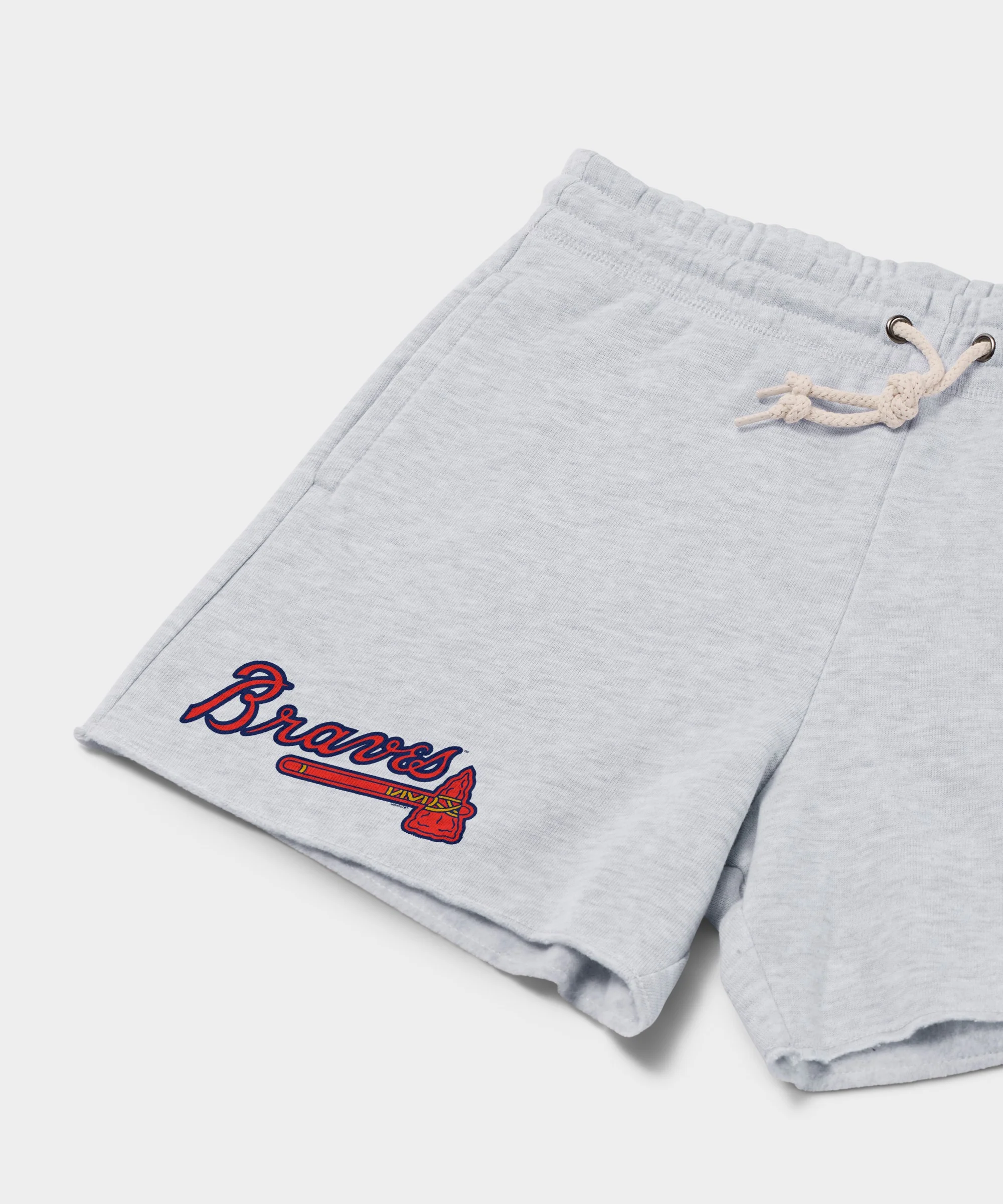 Women's Atlanta Braves Jersey Logo '18 Sweat Shorts - Image 2