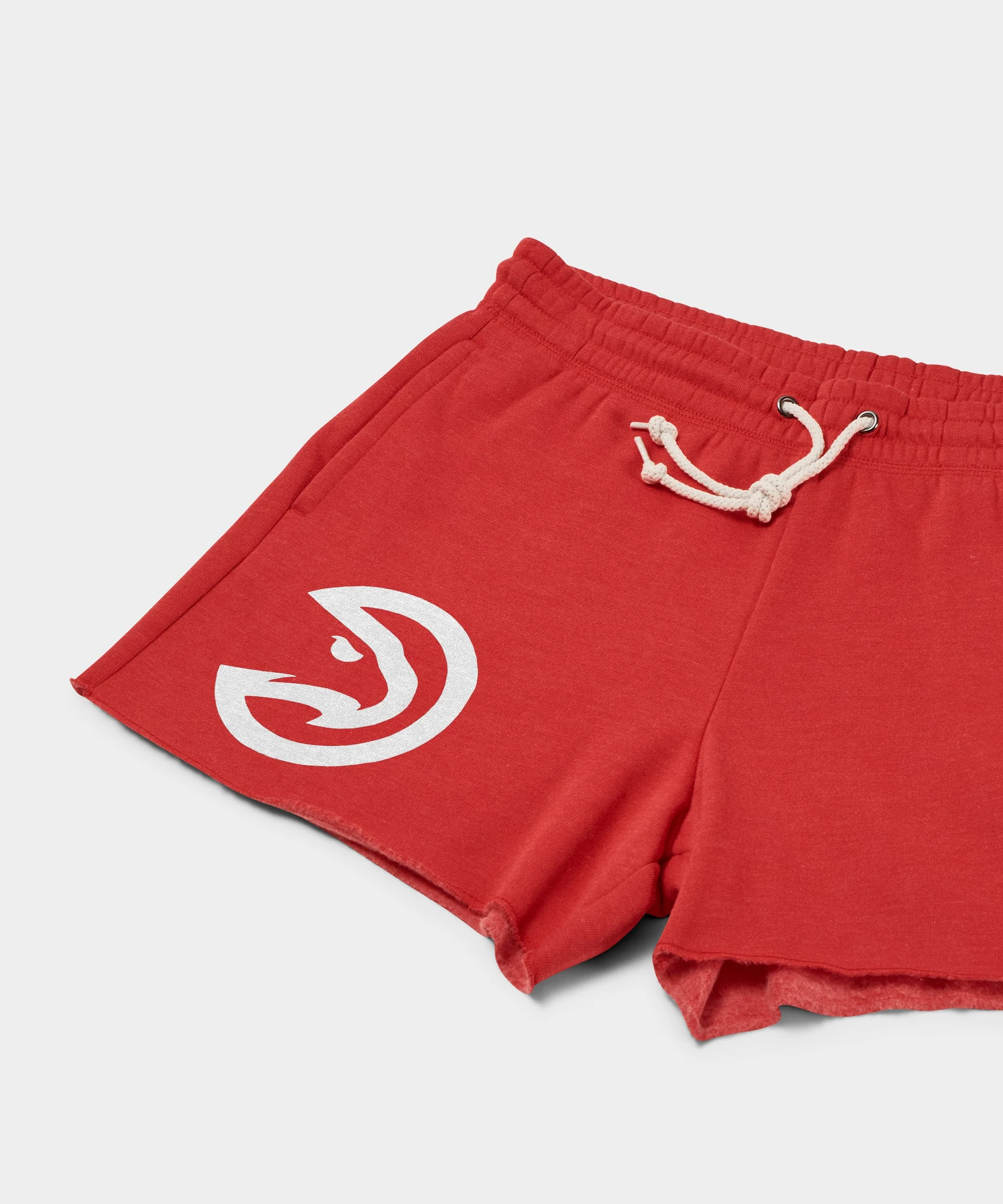 Women's Atlanta Hawks Logo Sweat Shorts - Image 2