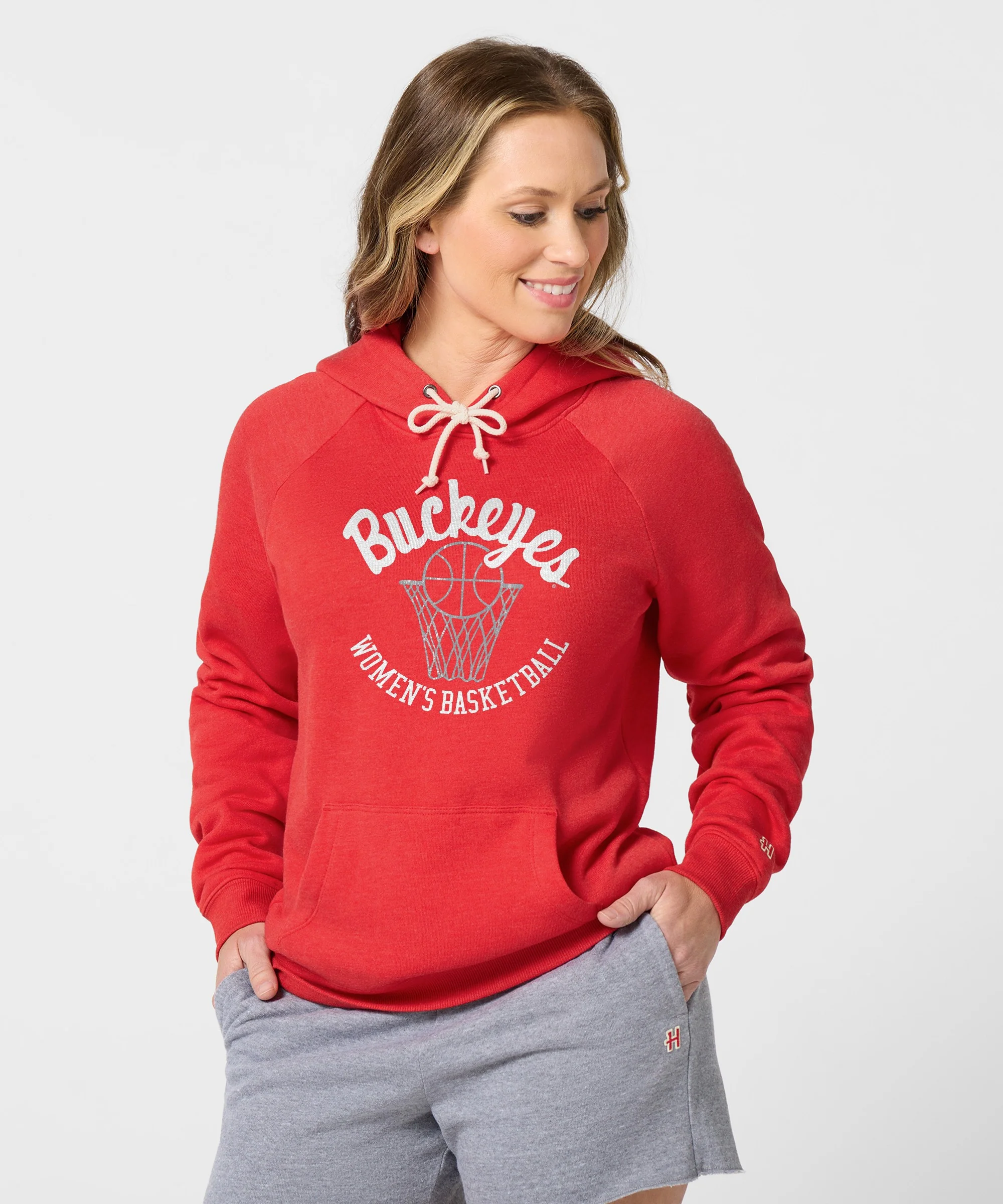 Women's Buckeyes Women's Basketball Hoodie - Image 3