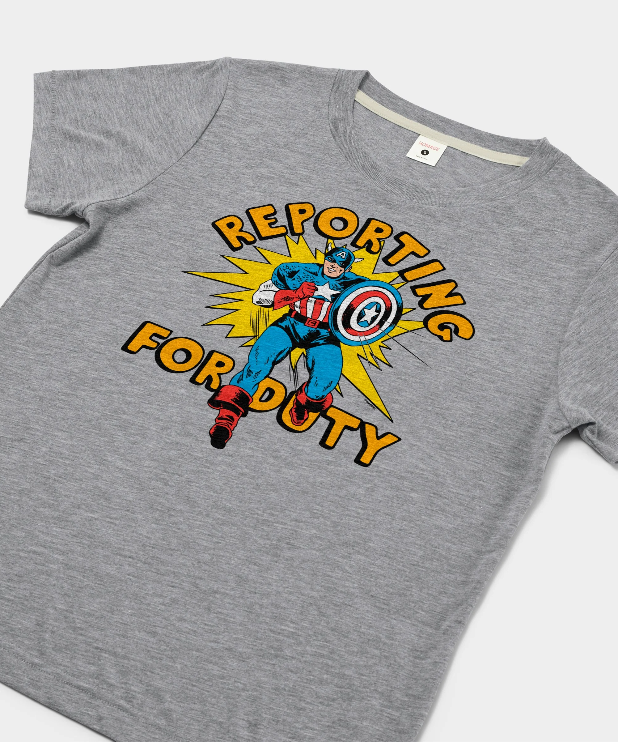 Women's Captain America Reporting For Duty - Image 2