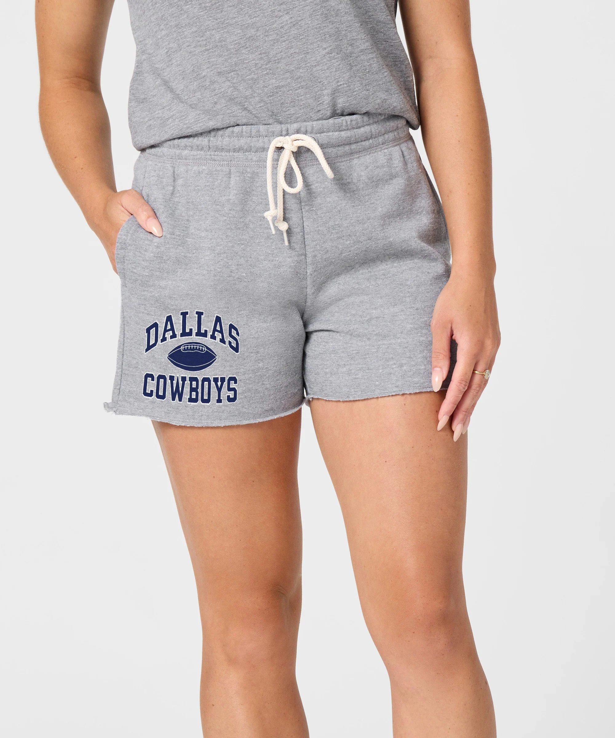 Women's Dallas Cowboys Gridiron Sweat Shorts - Image 3