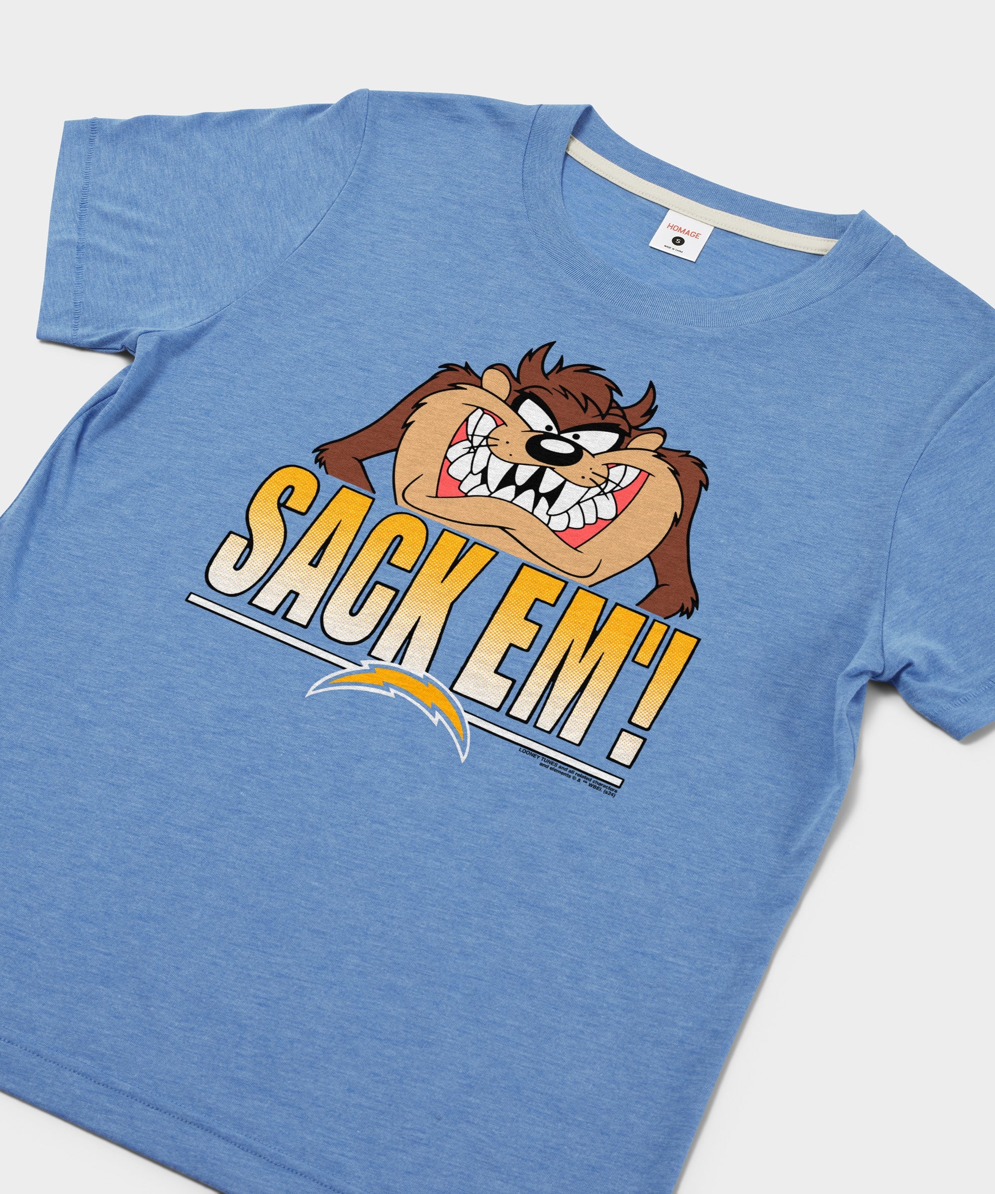 Women's Looney Tunes Taz Sack Em' x Los Angeles Chargers - Image 2