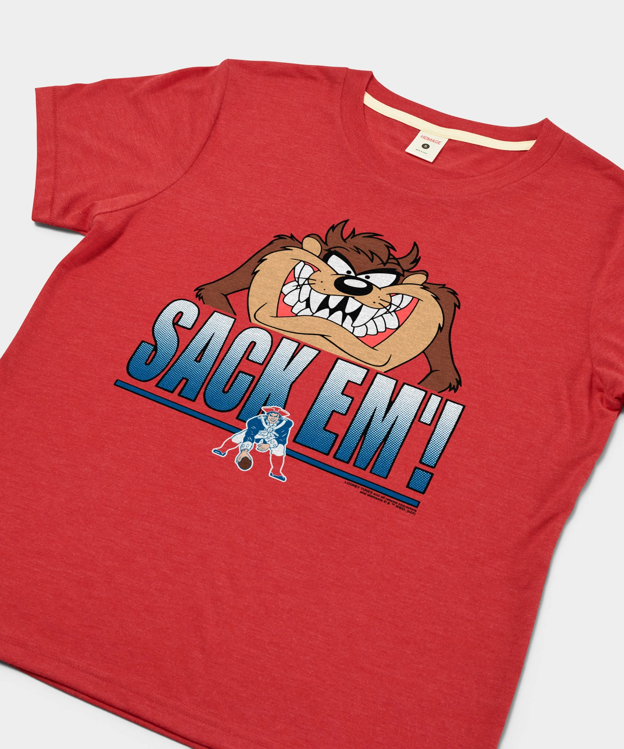 Women's Looney Tunes Taz Sack Em' x New England Patriots - Image 2