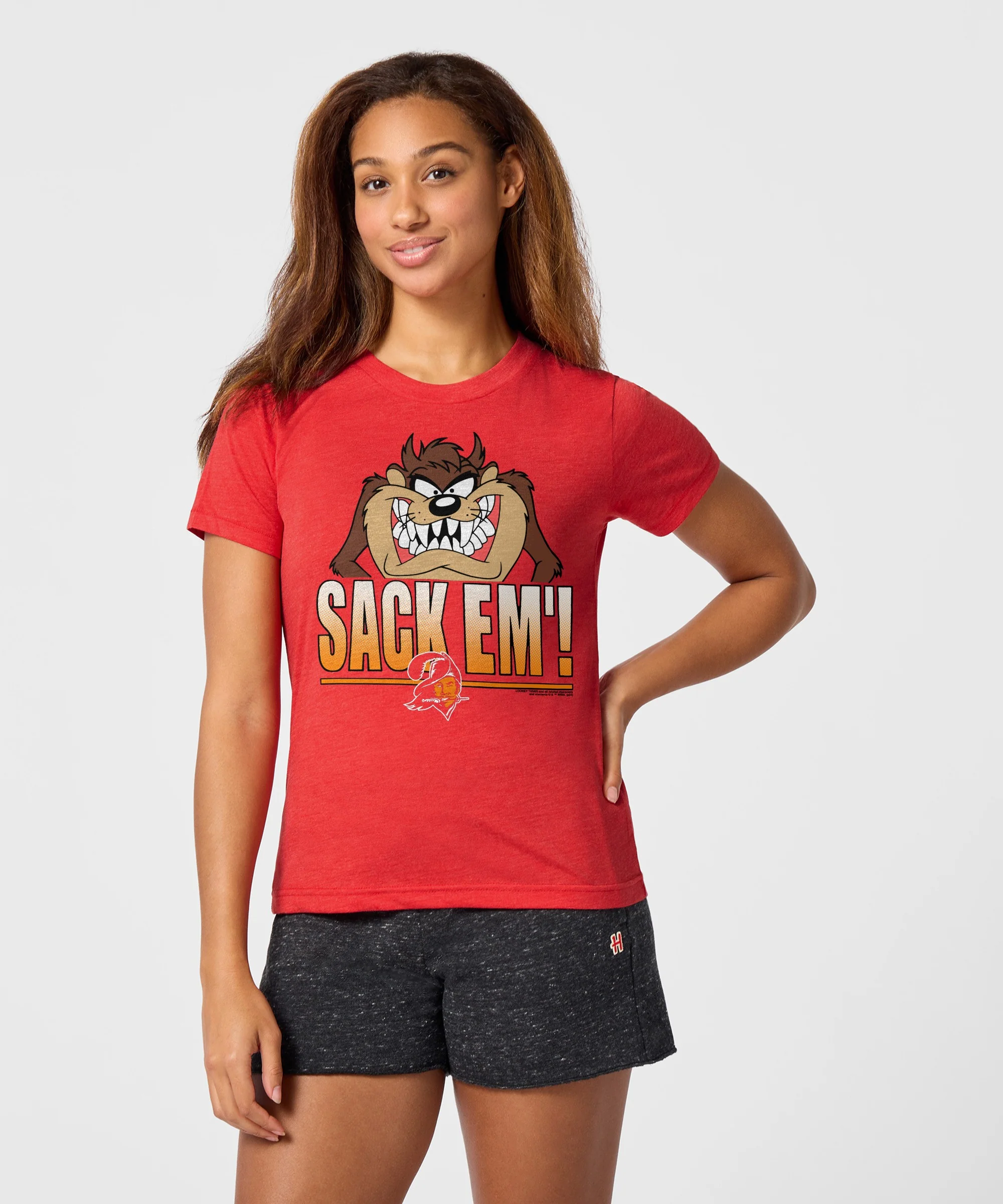 Women's Looney Tunes Taz Sack Em' x Tampa Bay Buccaneers - Image 3