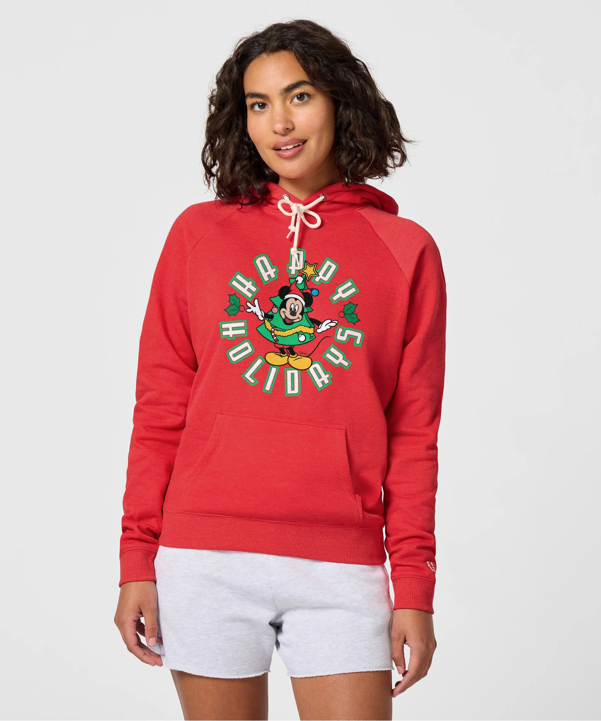 Women's Mickey Mouse Happy Holidays Hoodie - Image 3