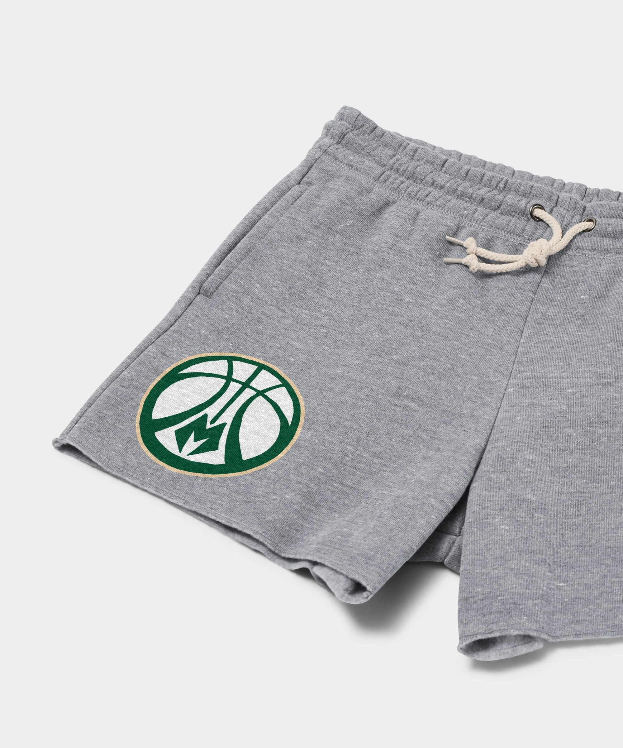 Women's Milwaukee Bucks Alt Logo Sweat Shorts - Image 2
