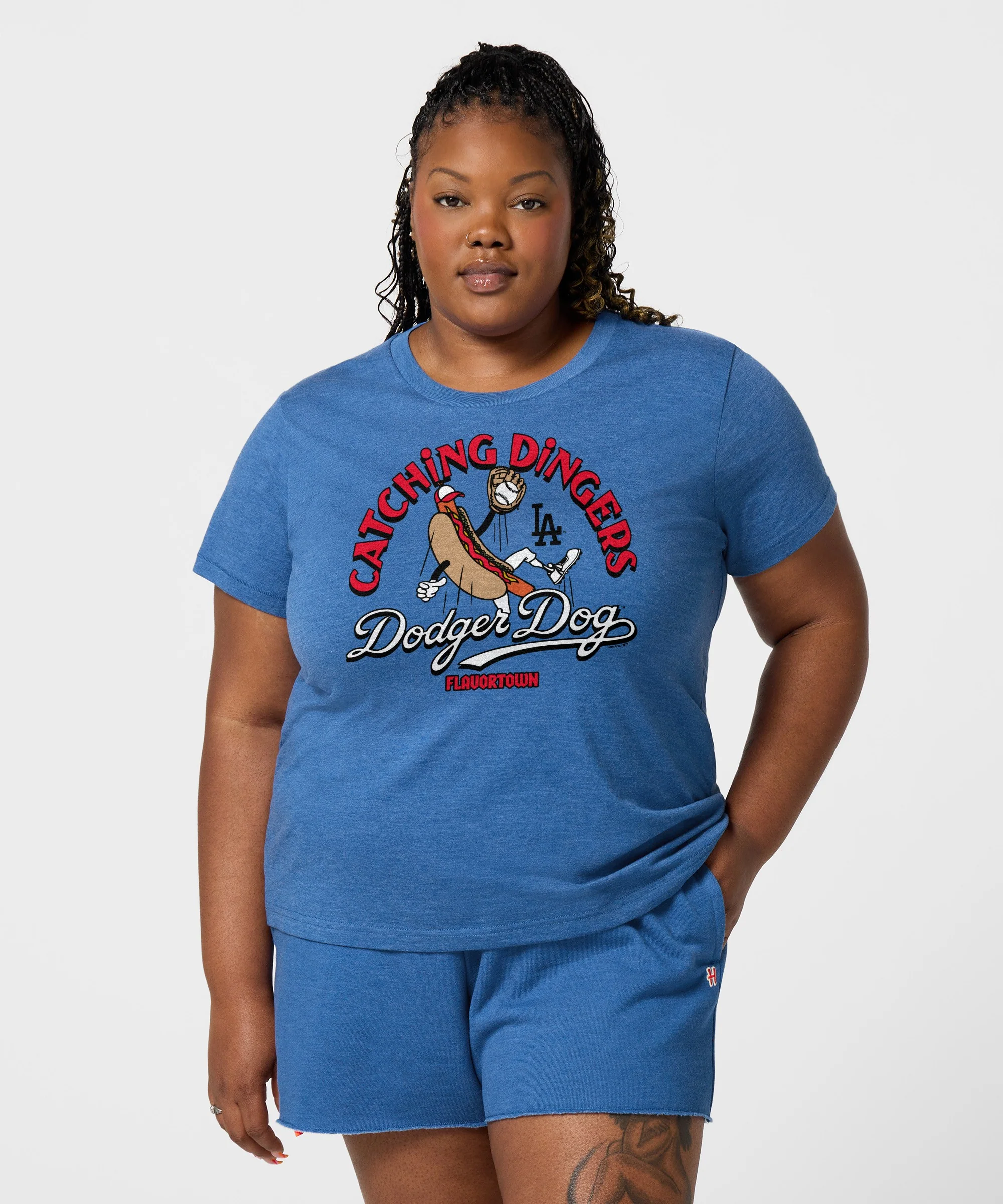 Women's MLB x Flavortown Los Angeles Dodgers - Image 3