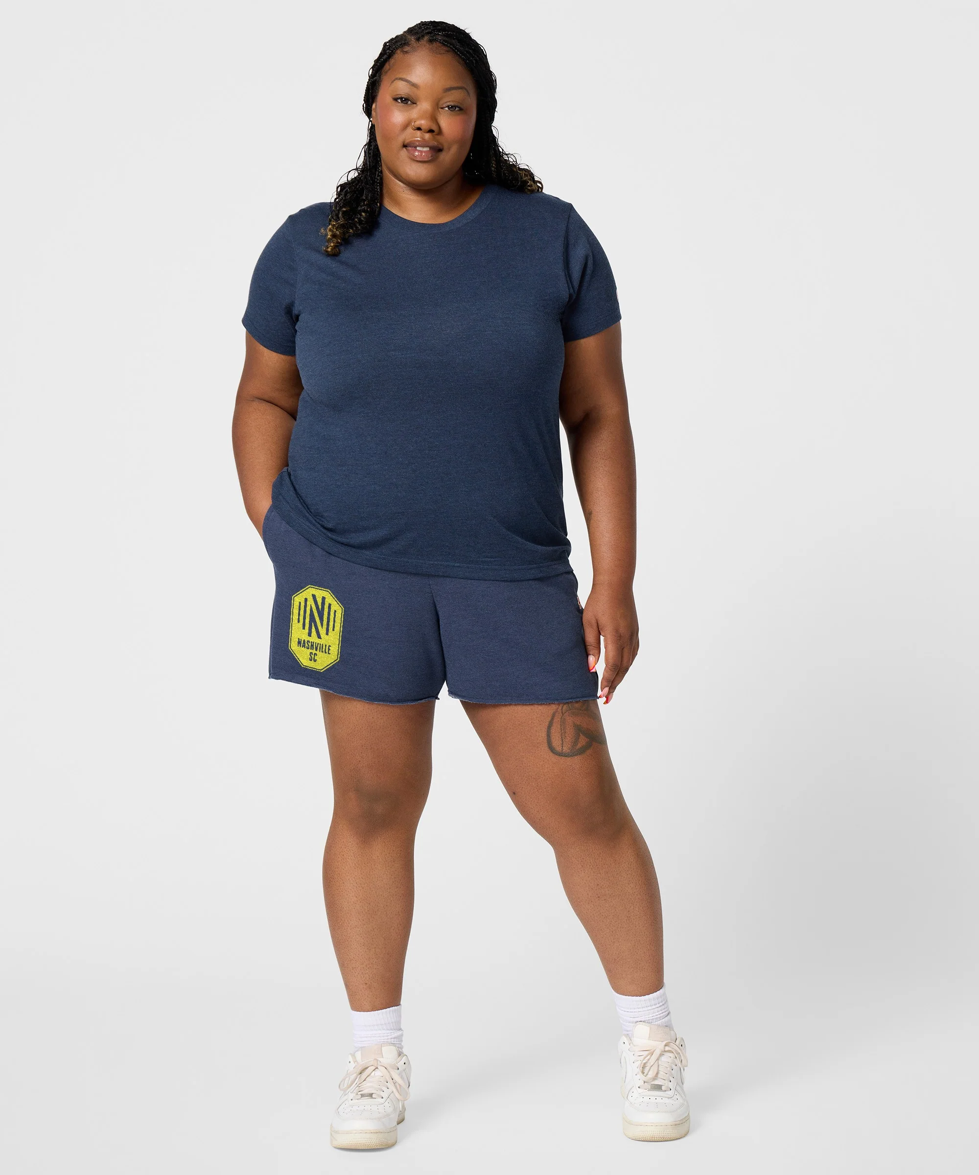 Women's Nashville SC '20 Sweat Shorts - Image 5