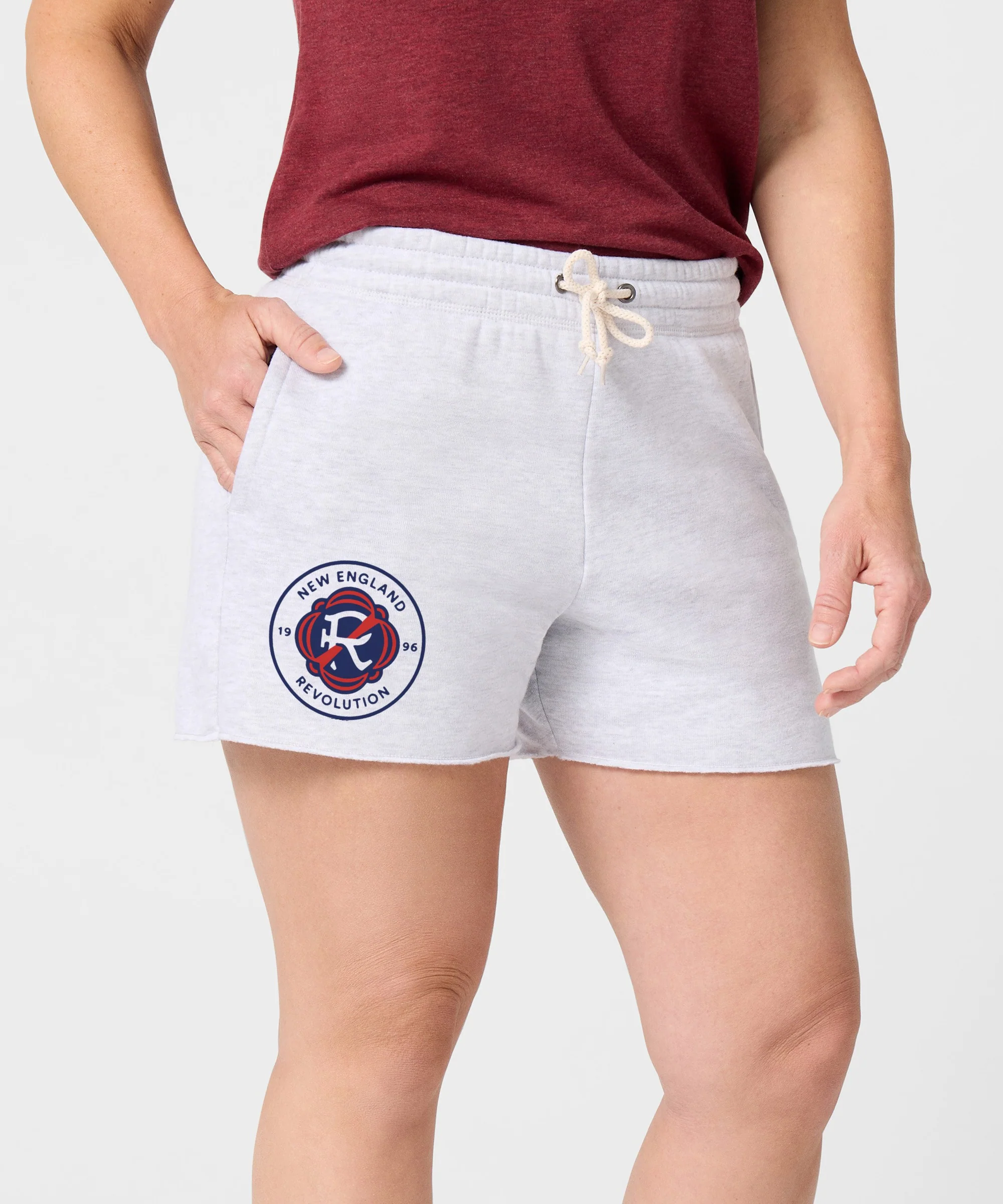 Women's New England Revolution '22 Sweat Shorts - Image 3
