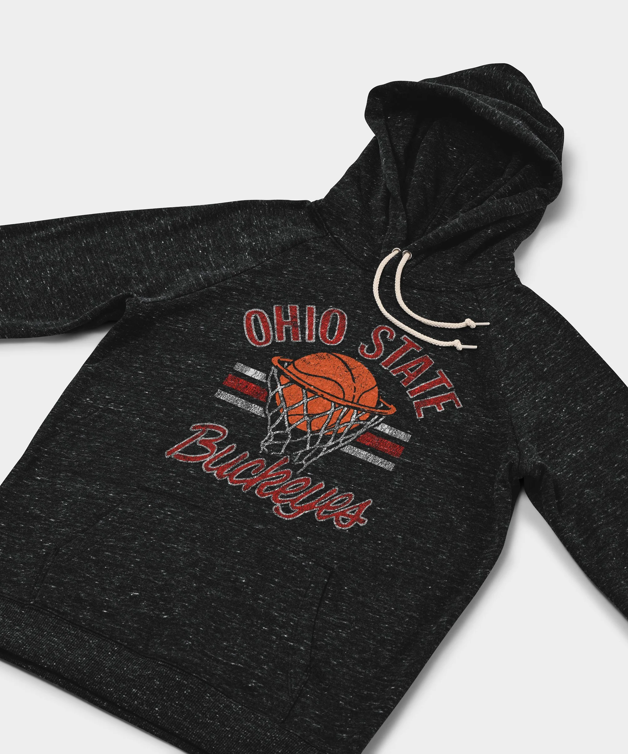 Women's Ohio State Buckeyes Basketball Stripe Hoodie - Image 2