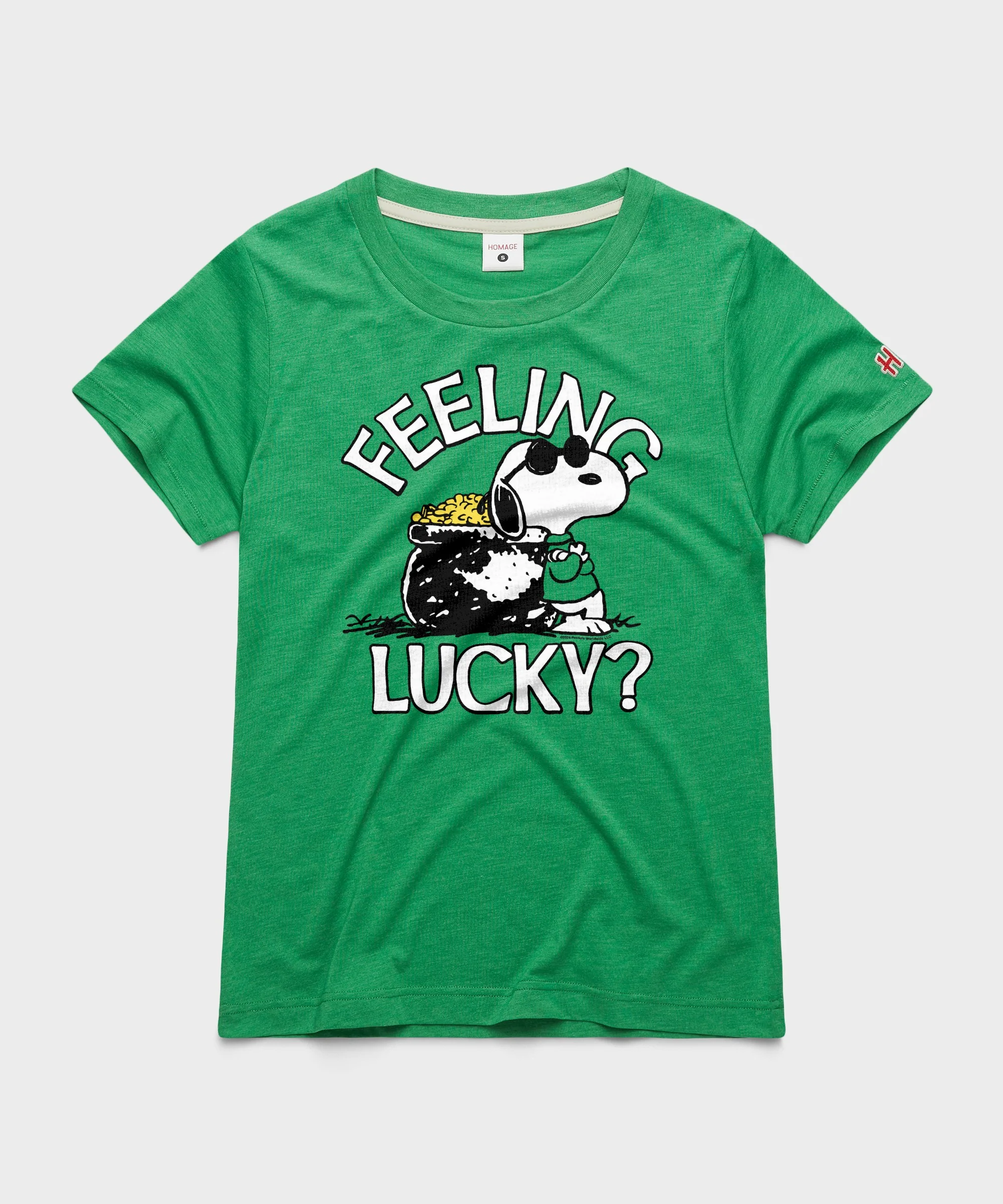 Women's Peanuts Snoopy Feeling Lucky
