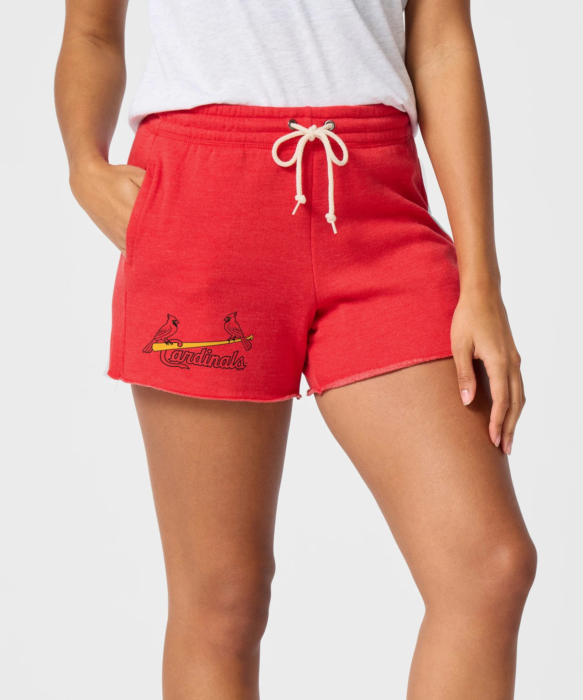 Women's St. Louis Cardinals Jersey Logo '99 Sweat Shorts - Image 6