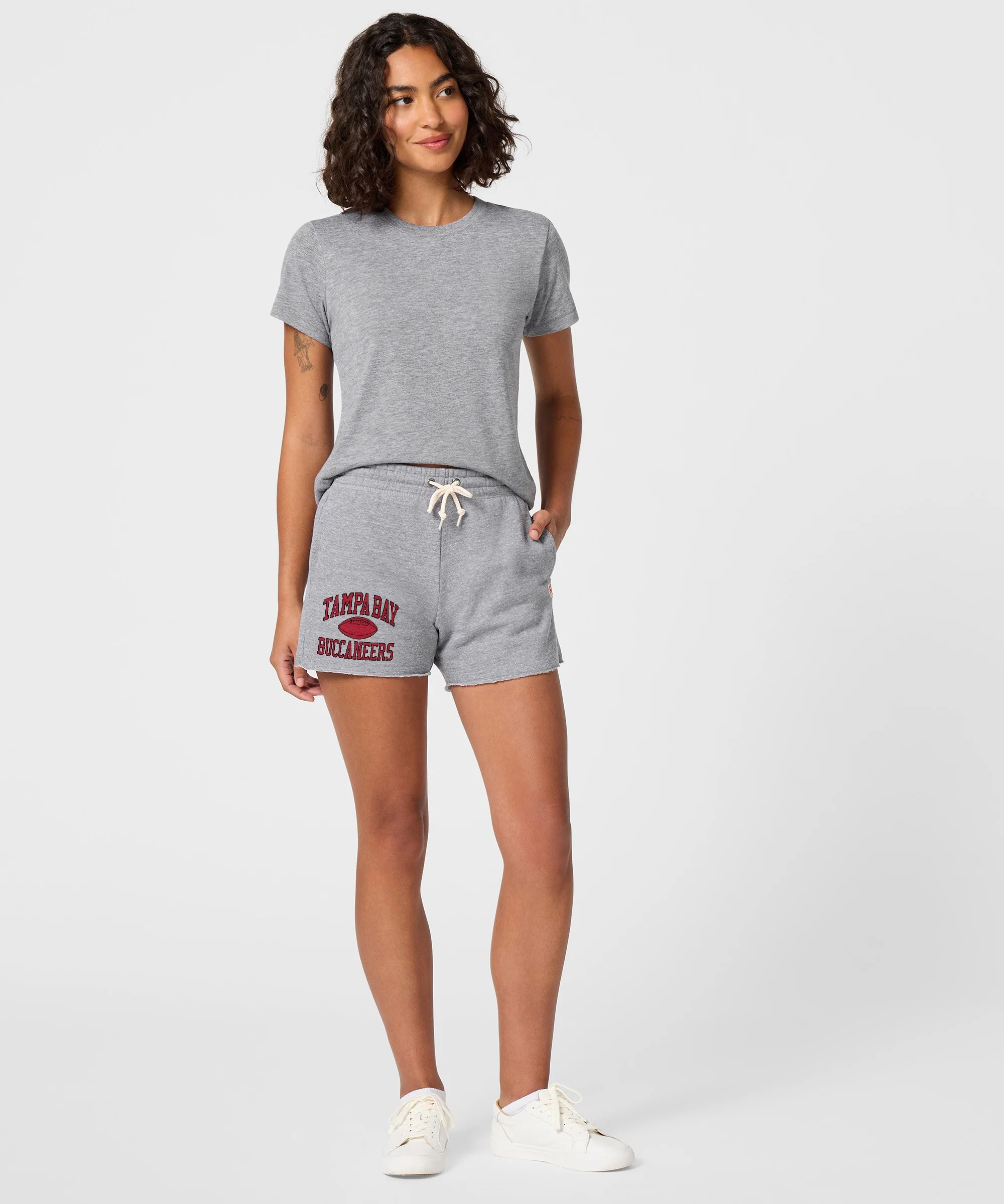 Women's Tampa Bay Buccaneers Gridiron Sweat Shorts - Image 5