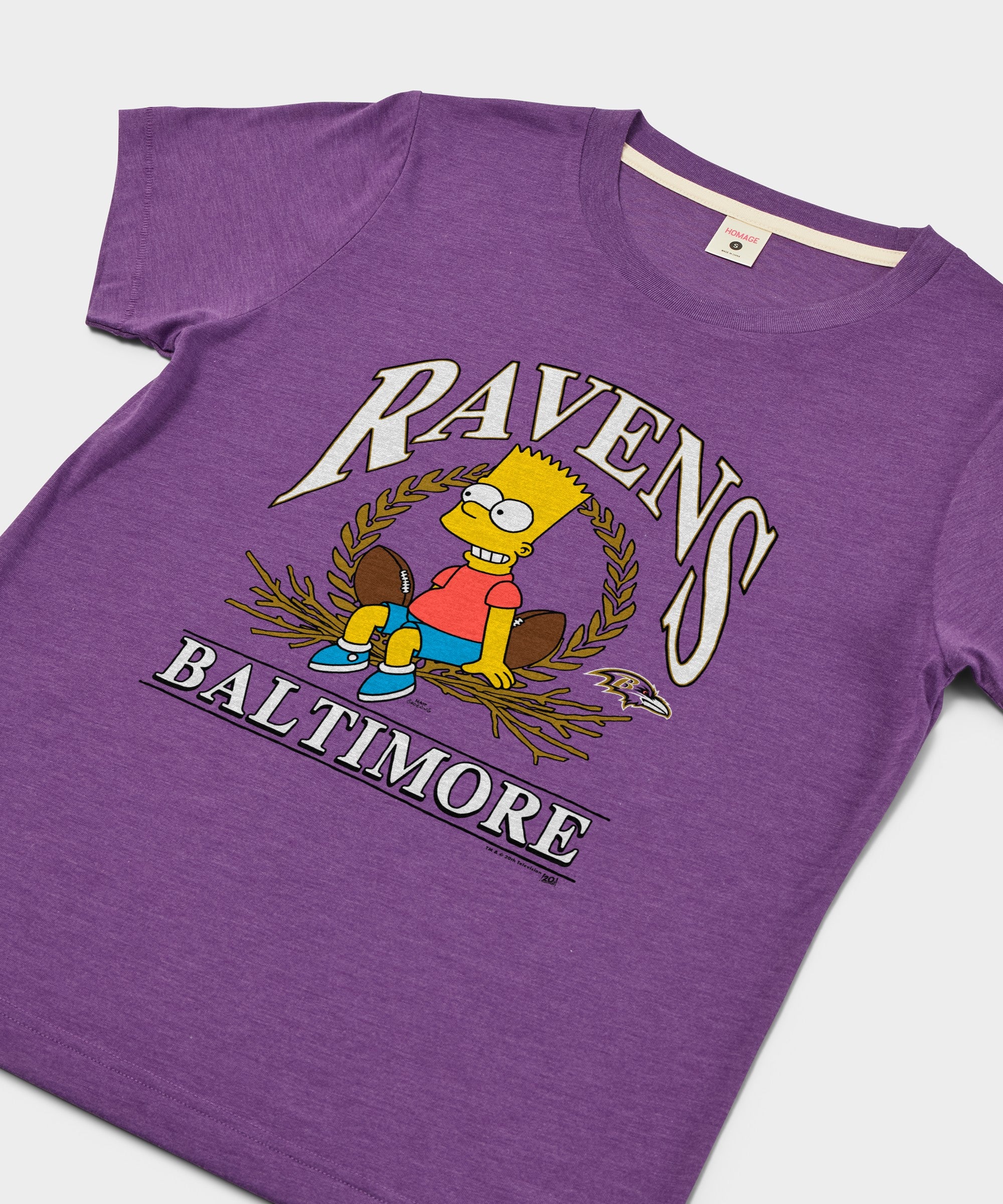 Women's The Simpsons Bart x Baltimore Ravens - Image 2