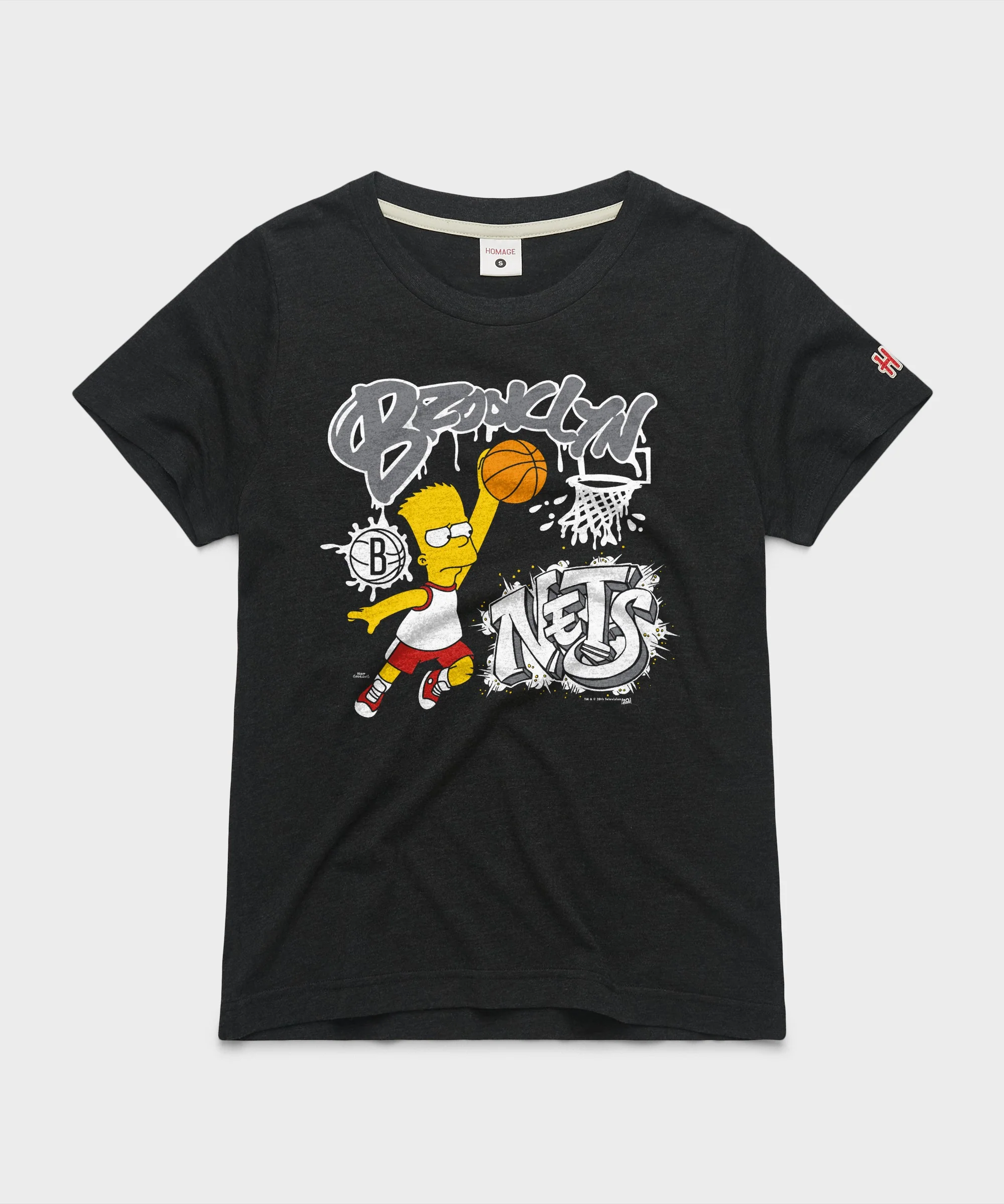 Women's The Simpsons Bart x Brooklyn Nets