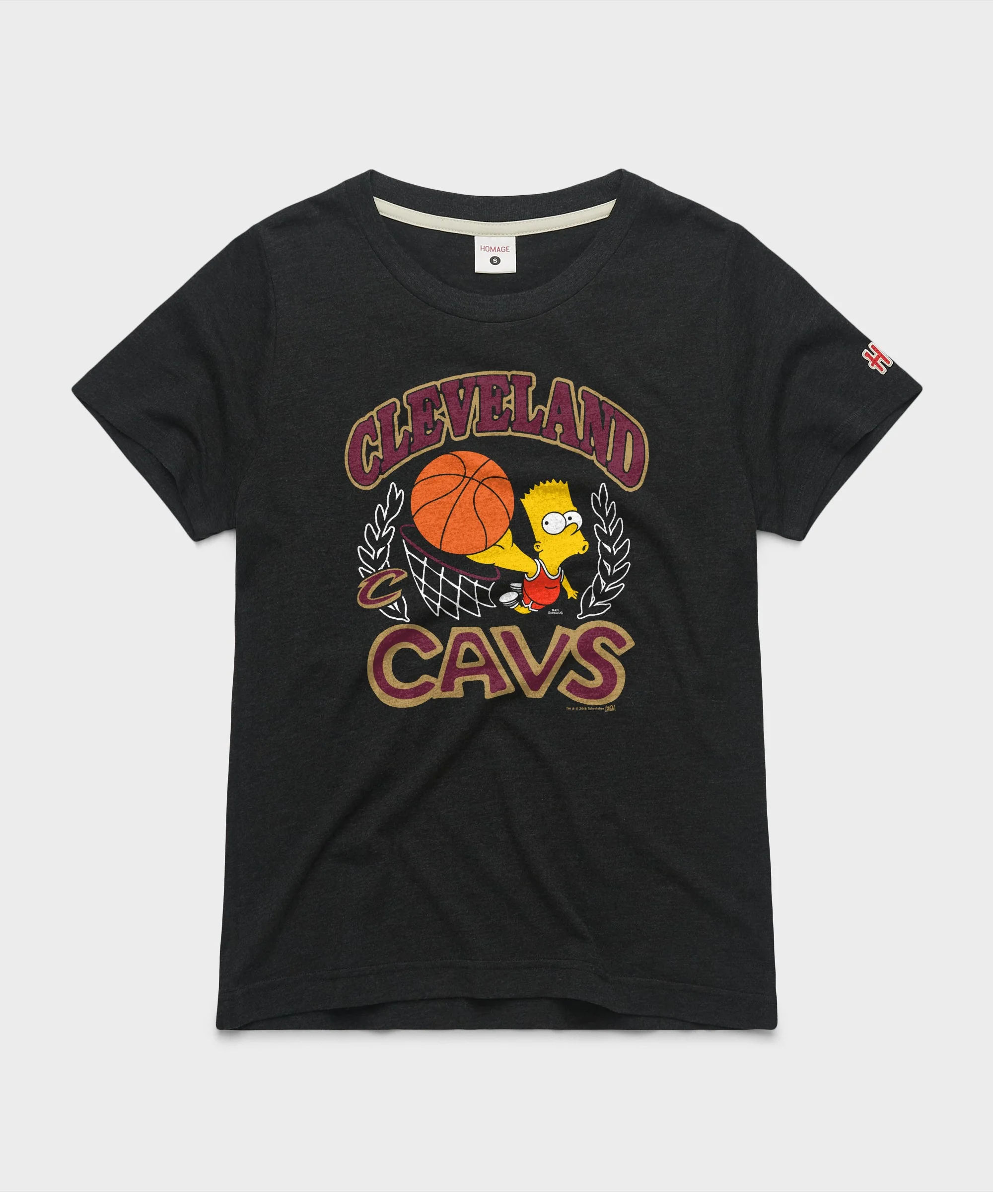 Women's The Simpsons Bart x Cleveland Cavaliers