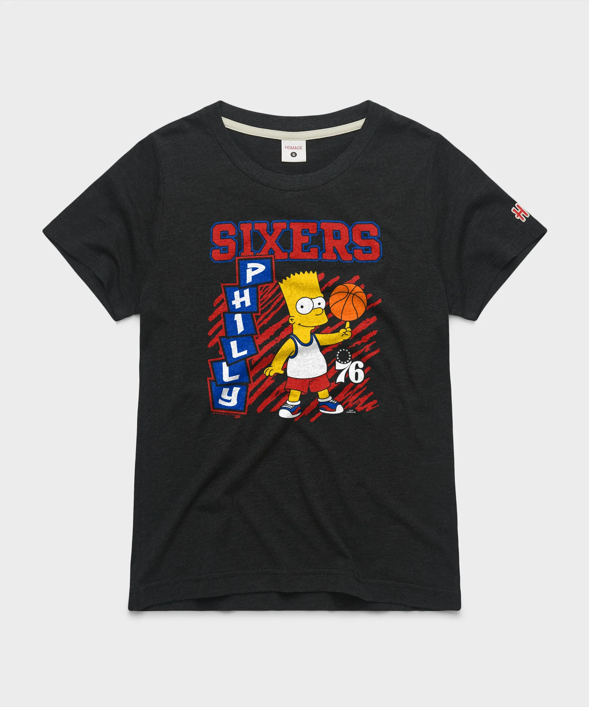 Women's The Simpsons Bart x Philadelphia 76ers