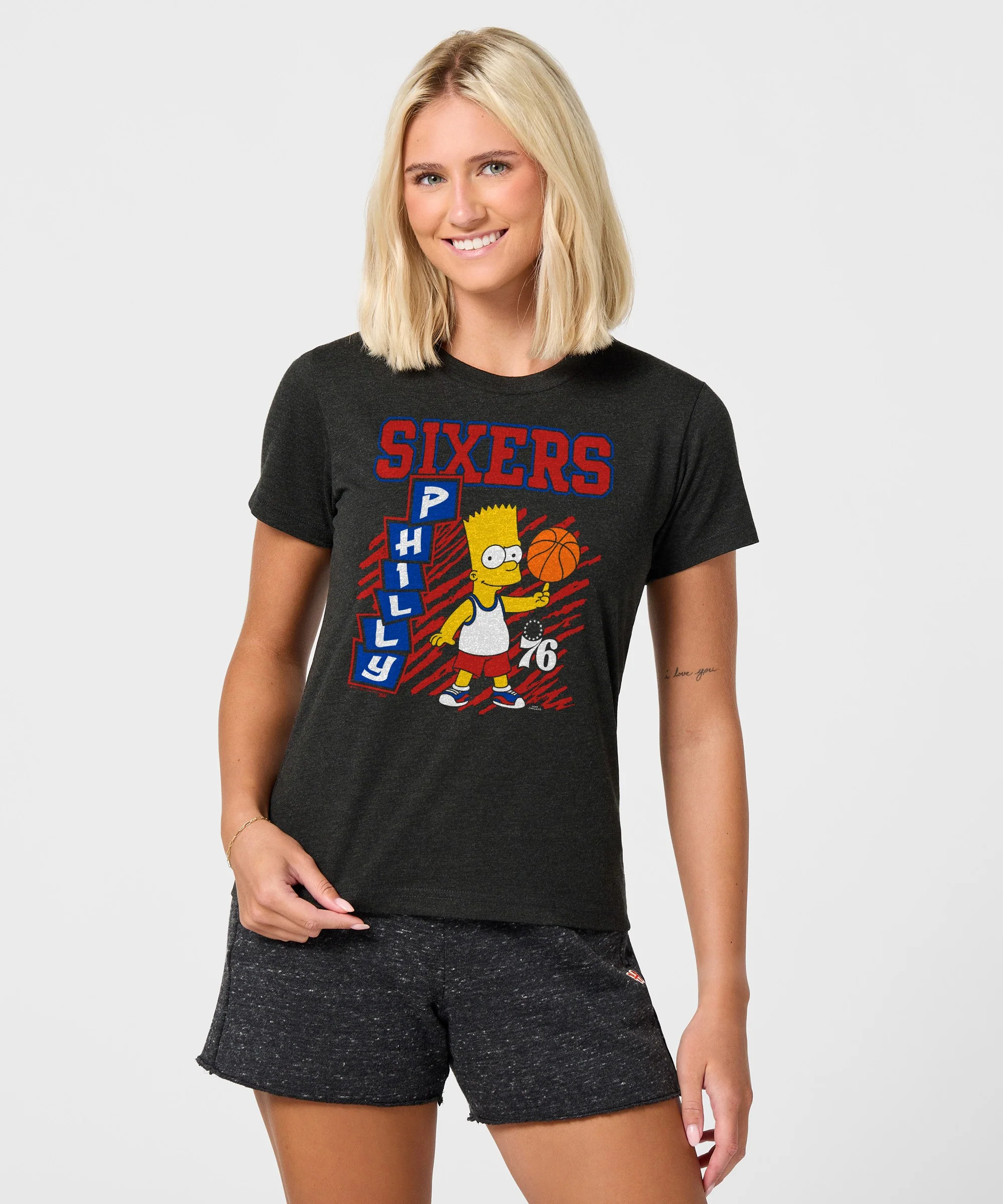 Women's The Simpsons Bart x Philadelphia 76ers - Image 3