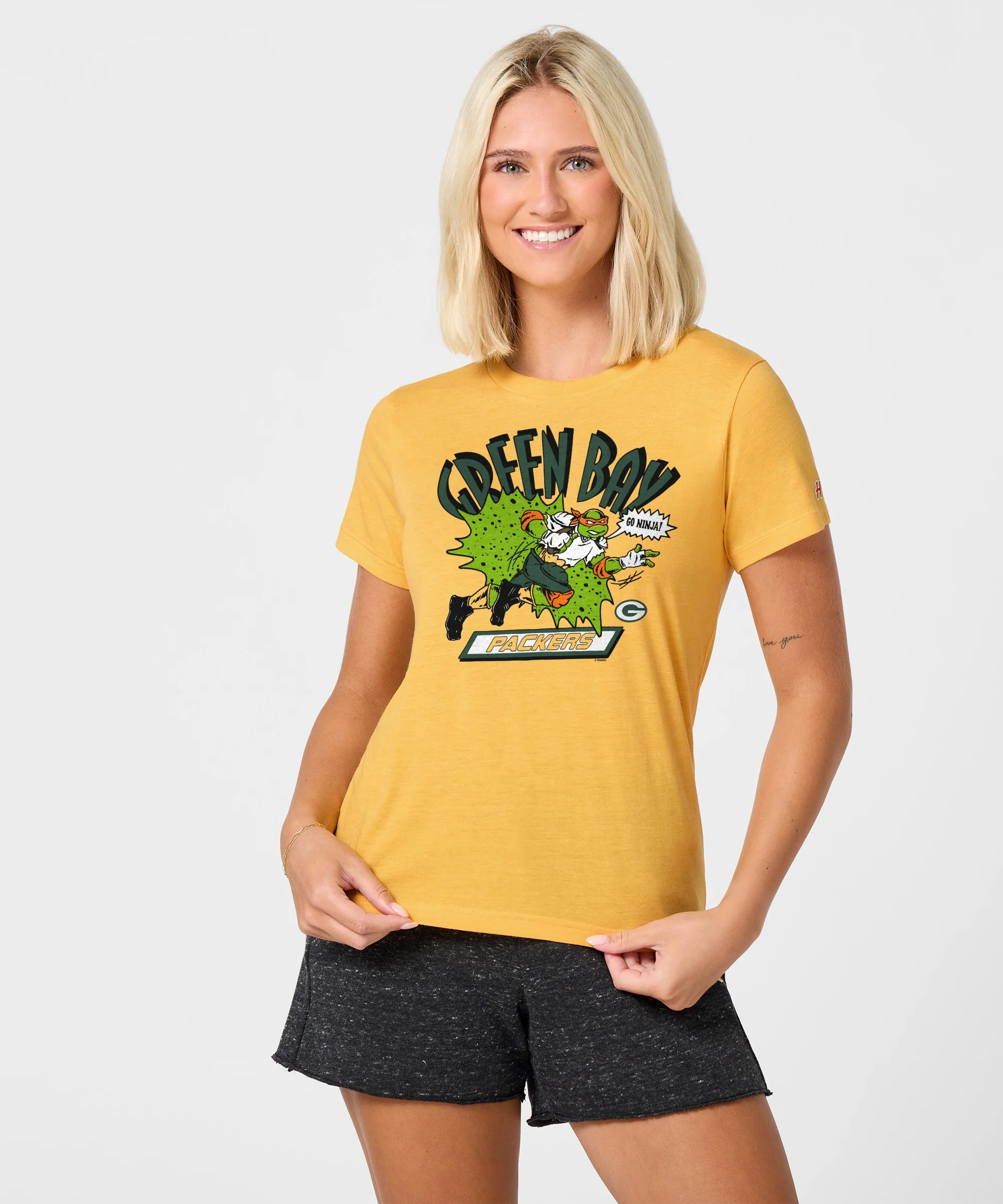 Women's TMNT Michelangelo x Green Bay Packers - Image 3