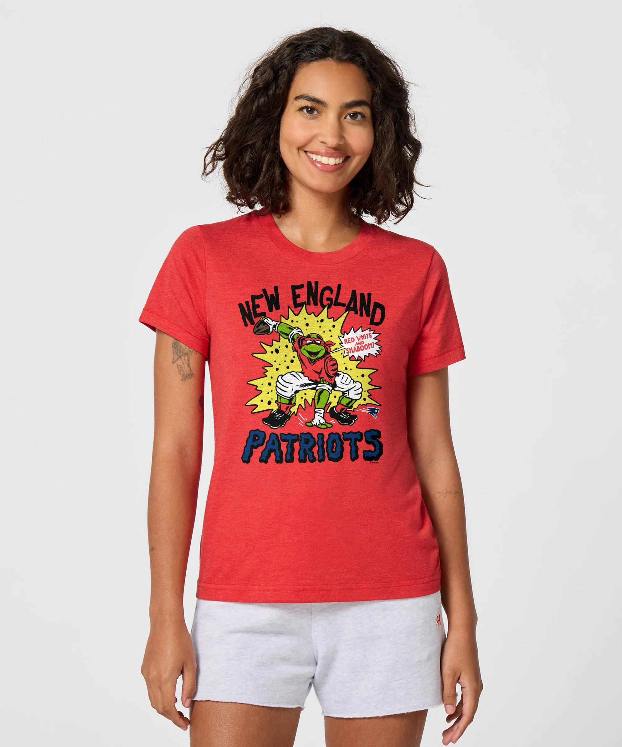 Women's TMNT Raphael x New England Patriots - Image 3
