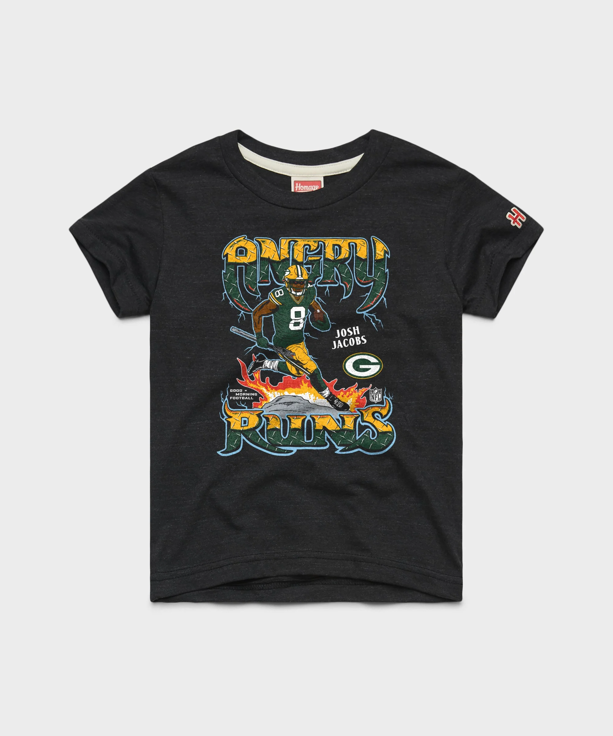 Youth Angry Runs 2024 Packers Josh Jacobs