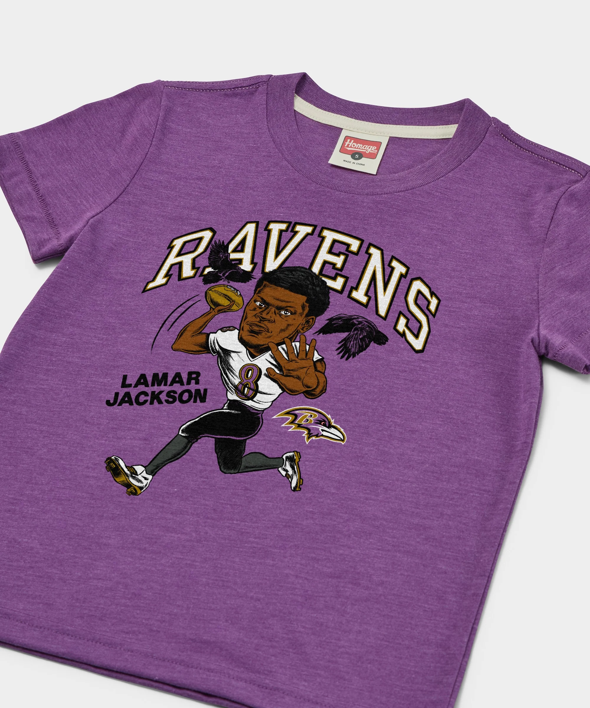 Youth Baltimore Ravens Lamar Jackson - Image 2