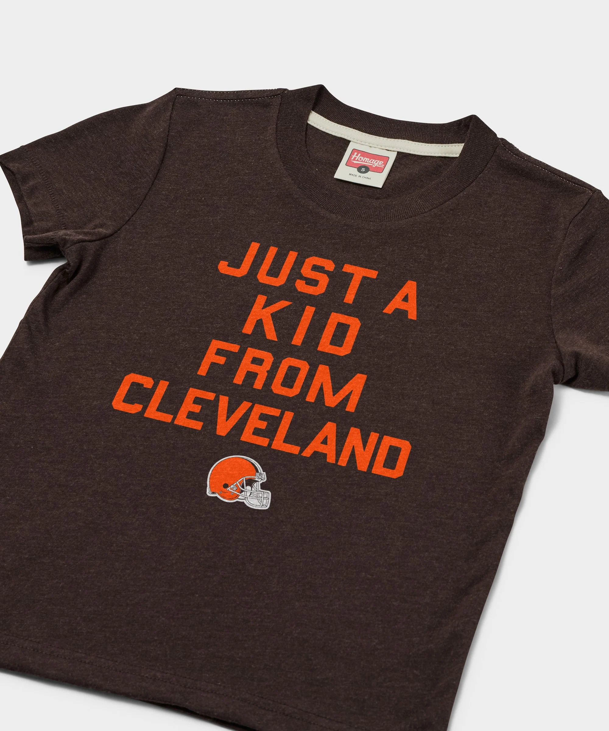 Youth Cleveland Browns Just A Kid From Cleveland - Image 2