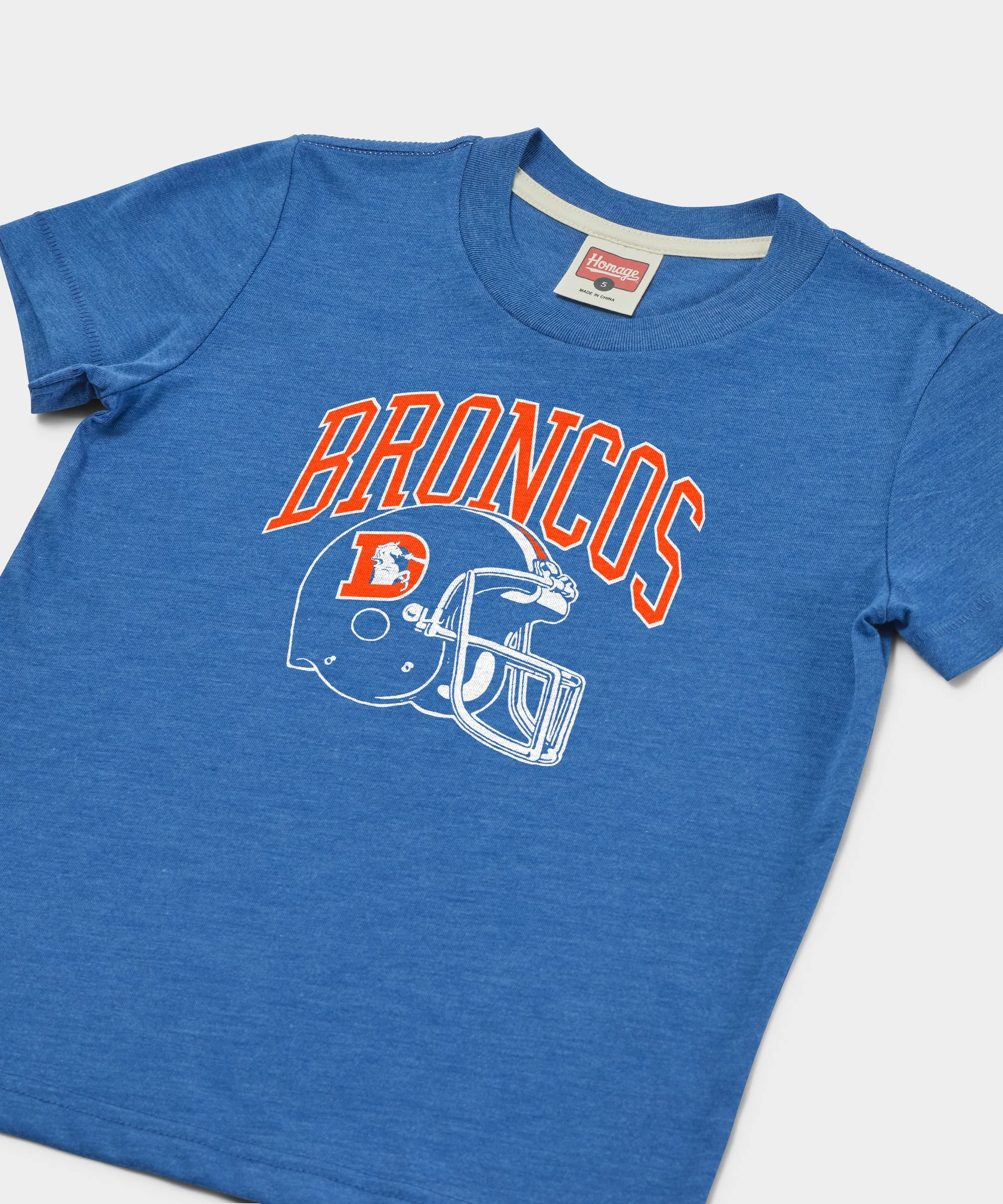 Youth Denver Broncos Helmet Retro - Image 2