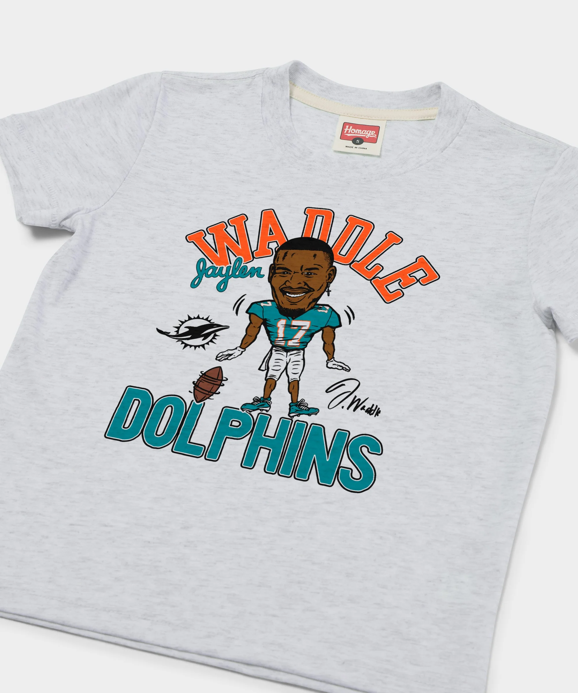 Youth Dolphins Jaylen Waddle Signature - Image 2