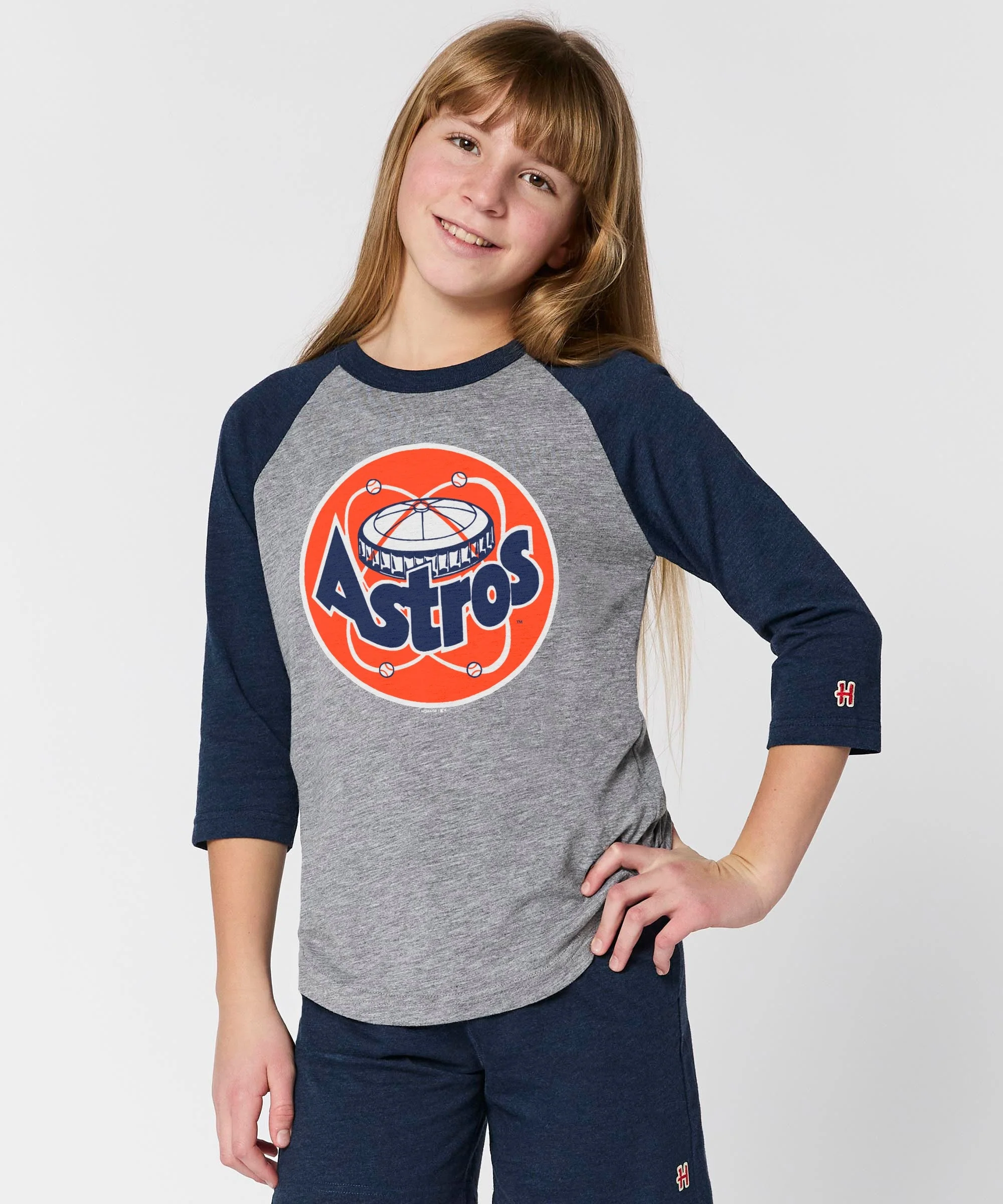 Youth Houston Astros '77 Raglan - Image 3