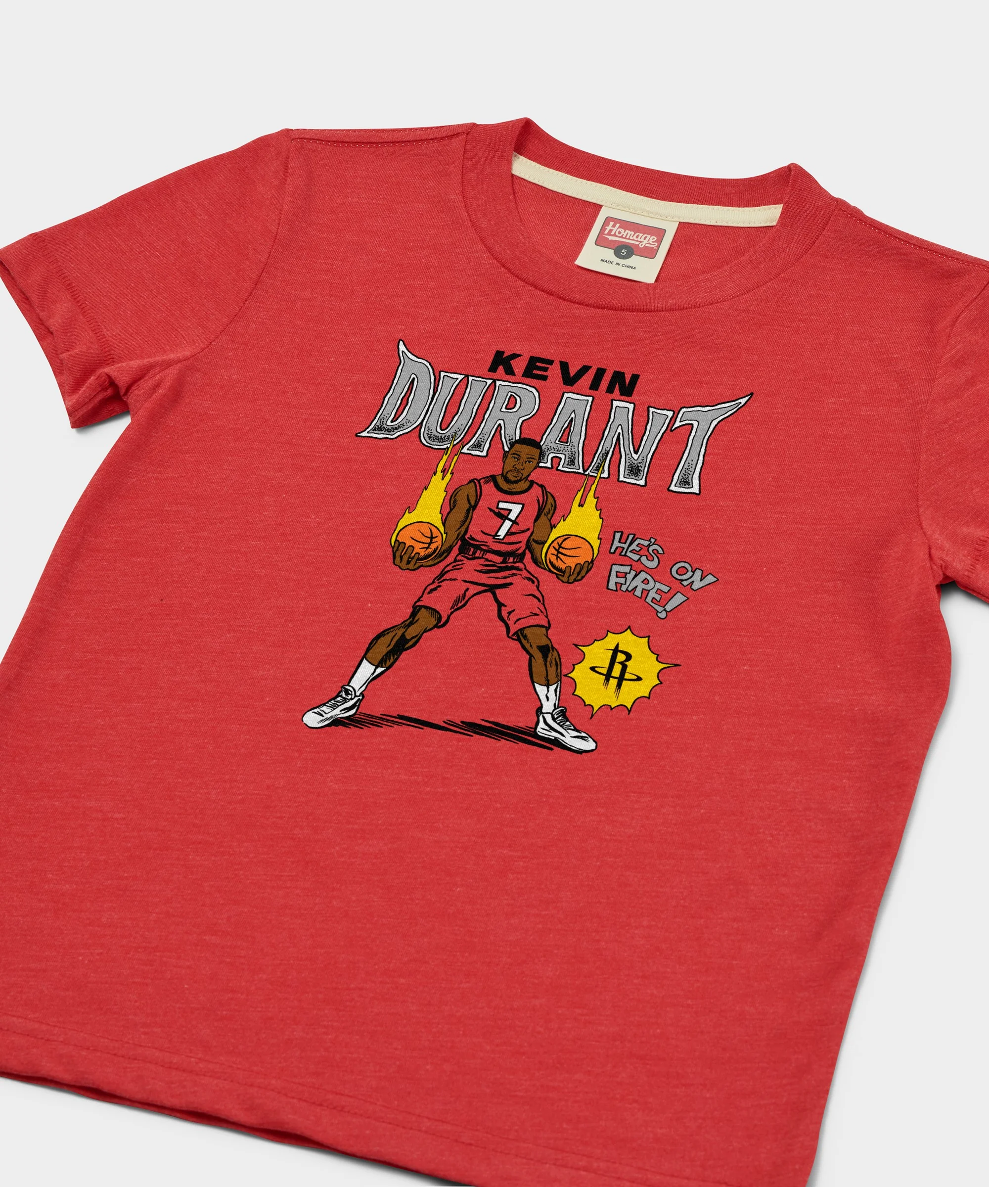 Youth Houston Rockets Comic Book Kevin Durant - Image 2