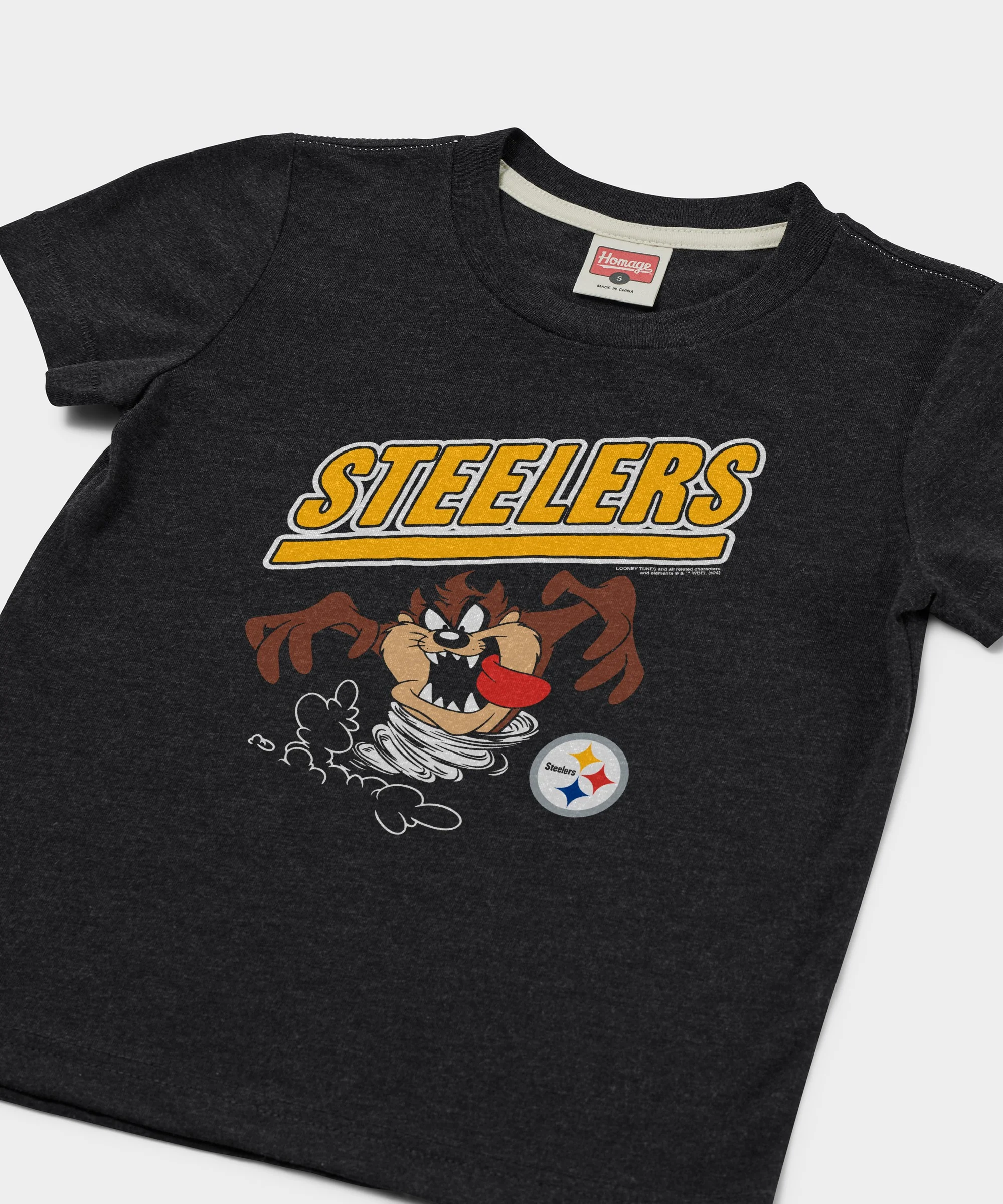 Youth Looney Tunes Taz x Pittsburgh Steelers - Image 2