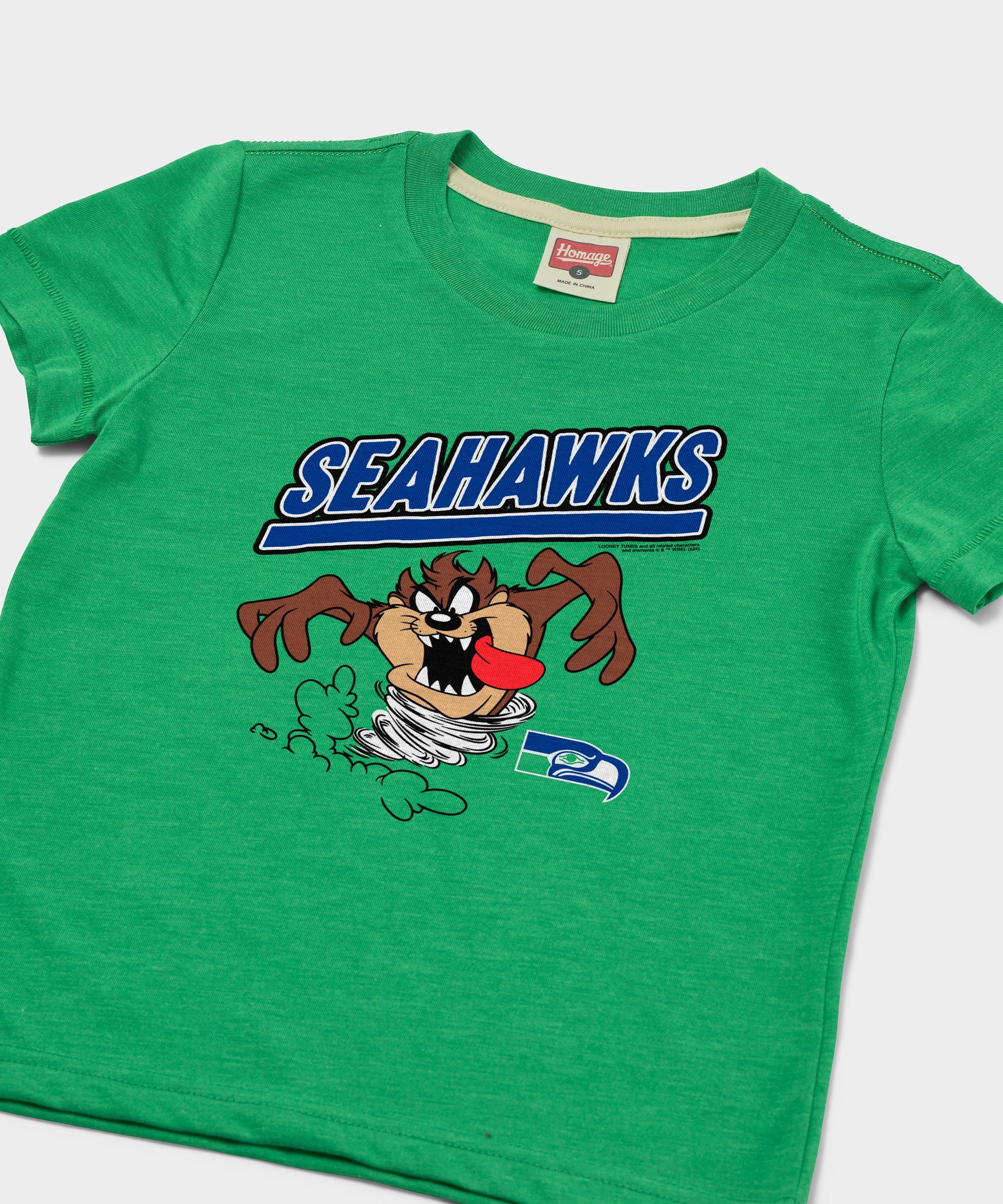 Youth Looney Tunes Taz x Seattle Seahawks - Image 2