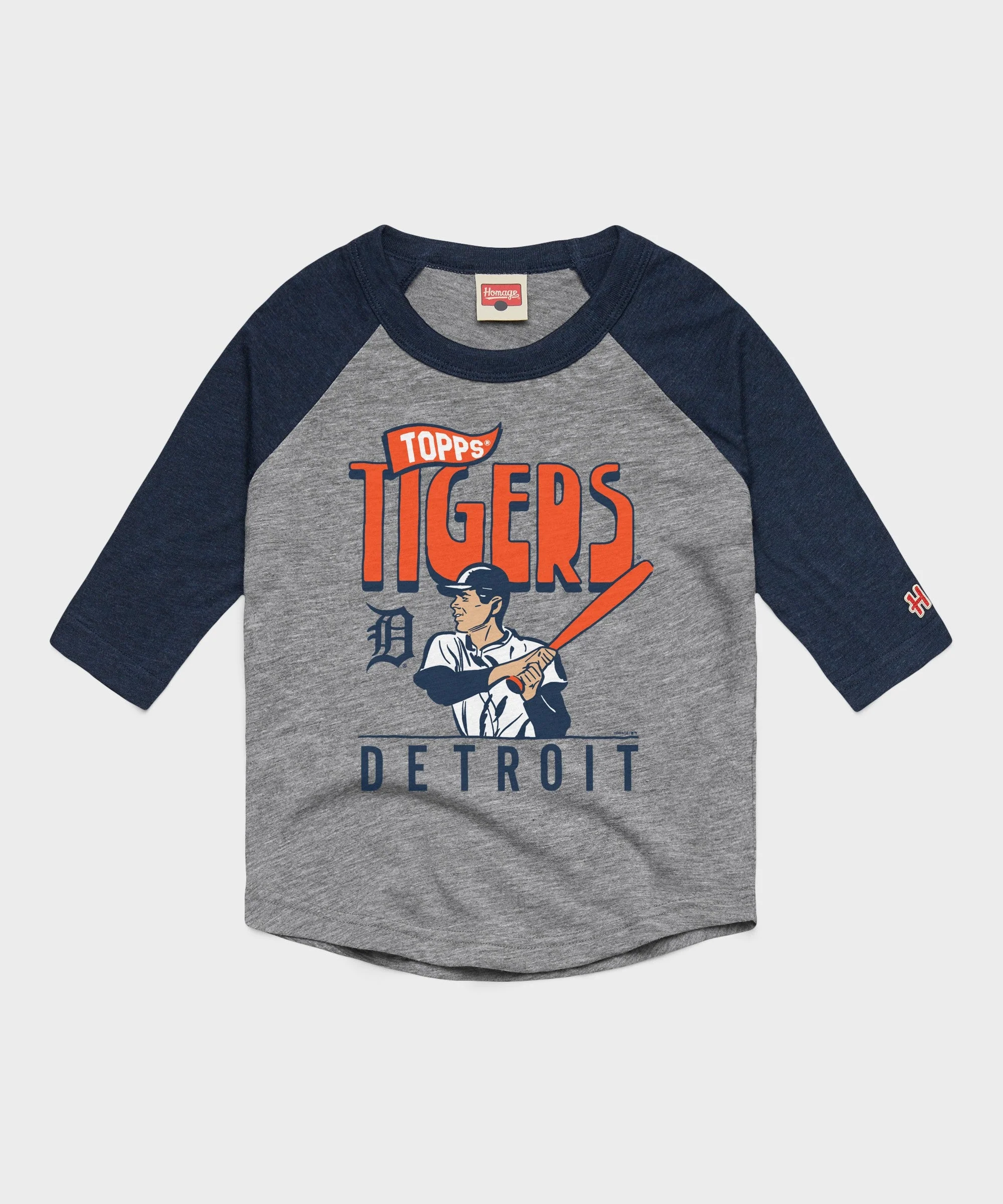 Youth MLB x Topps Detroit Tigers Raglan