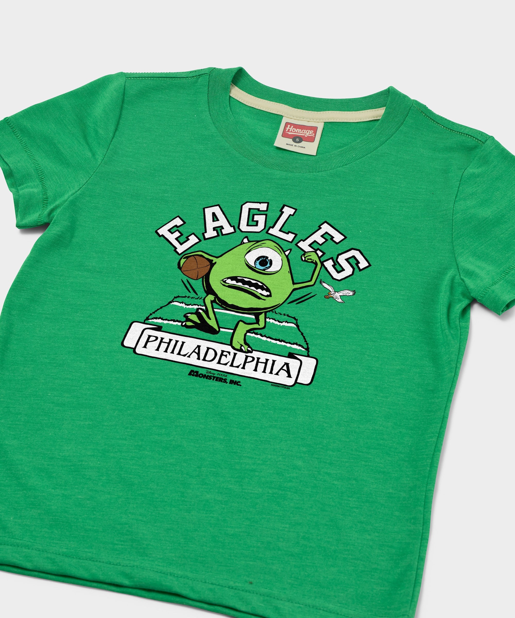 Youth Monsters Inc Mike Wazowski x Philadelphia Eagles - Image 2